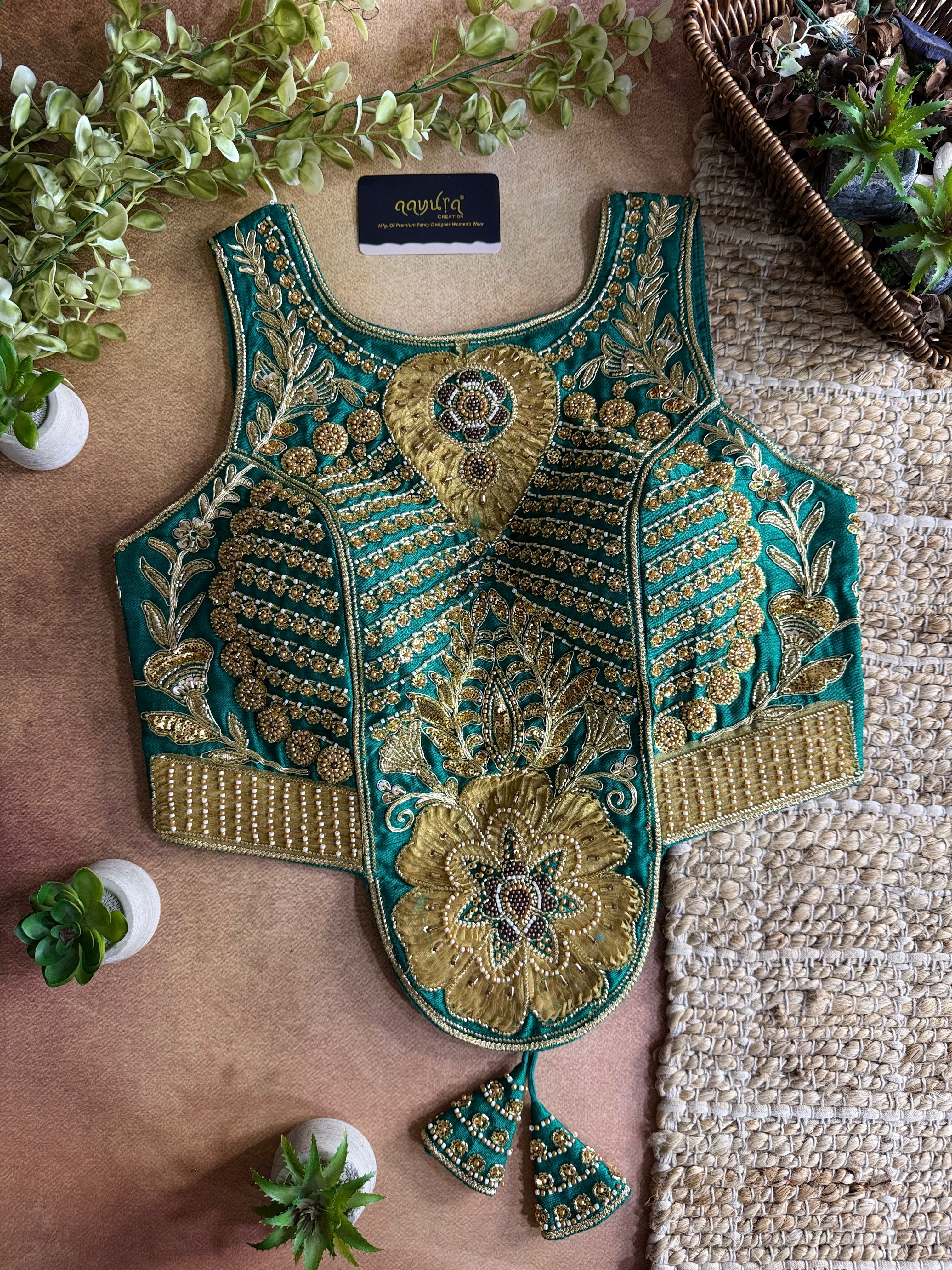 Saanvika Beadwork Blouse