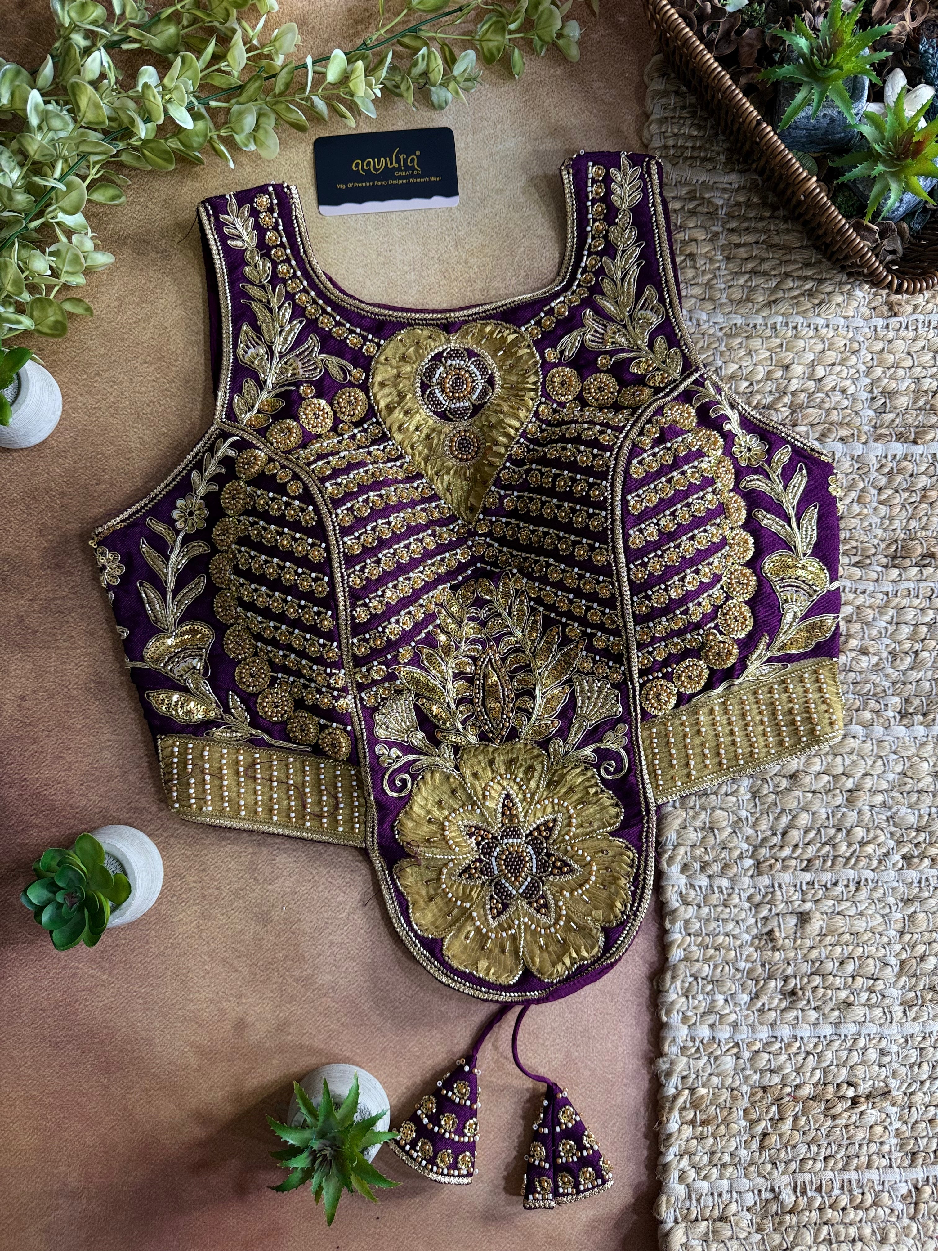 Saanvika Beadwork Blouse