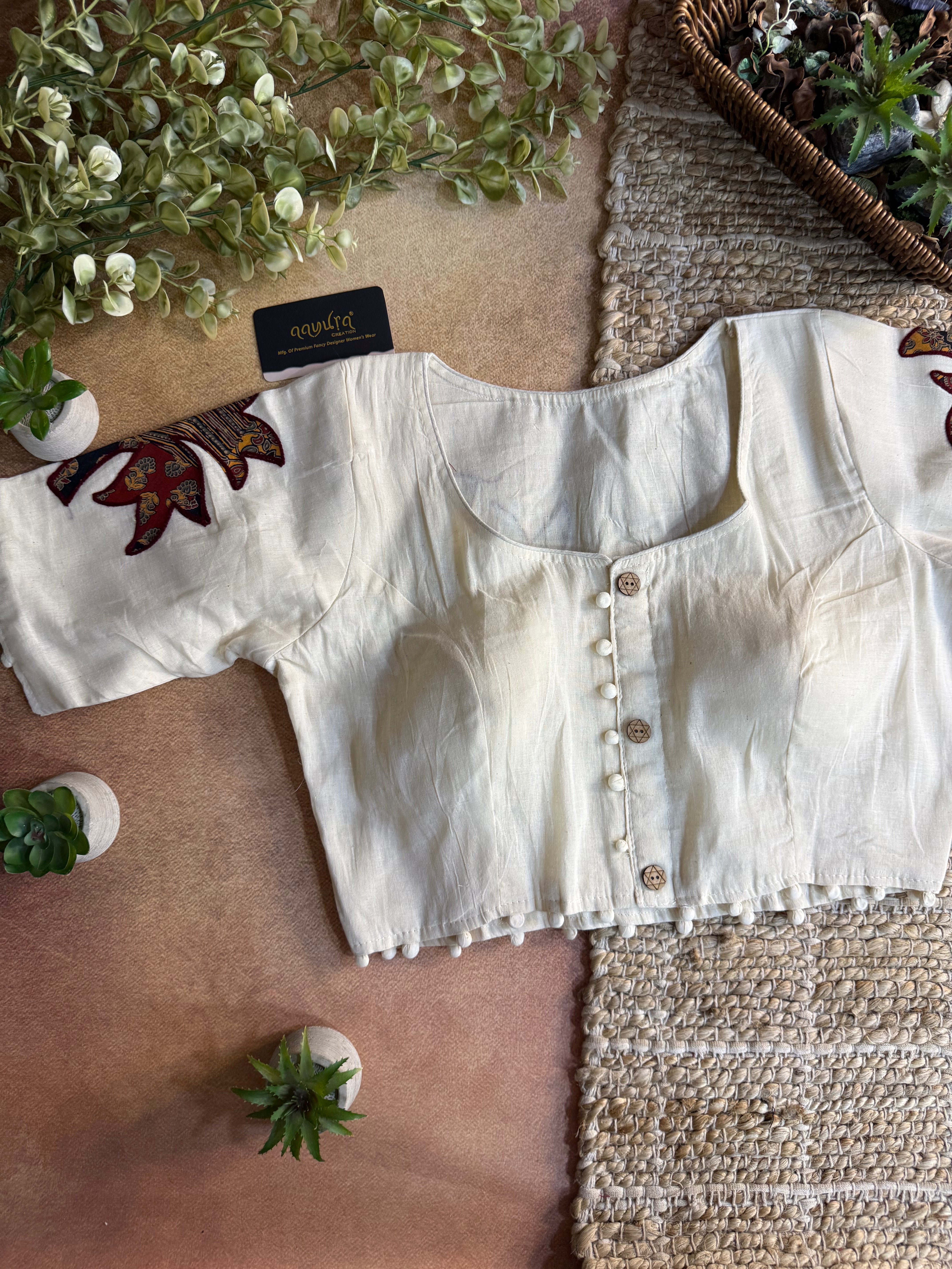 Vasudha Patch Work Blouse