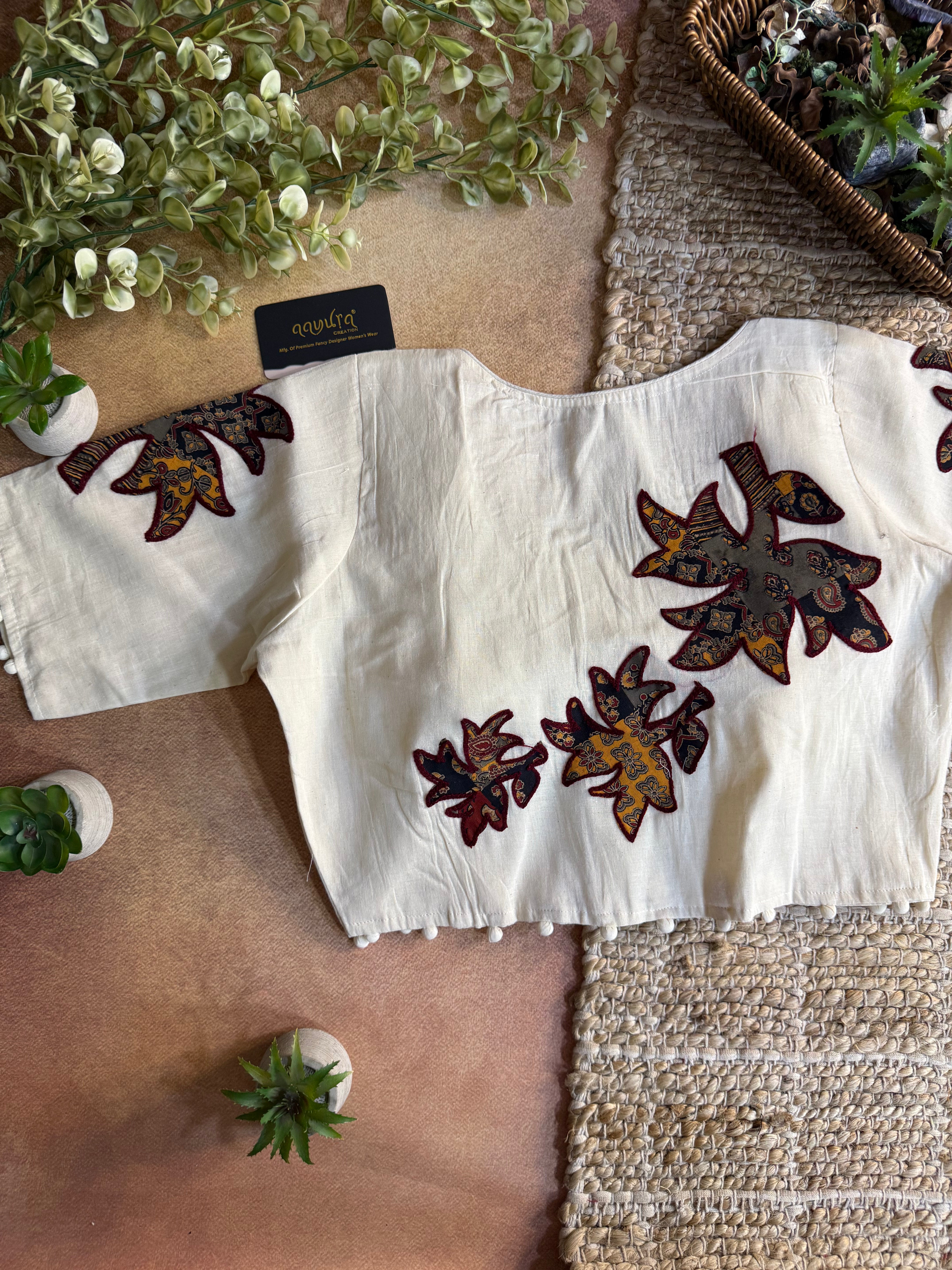 Vasudha Patch Work Blouse