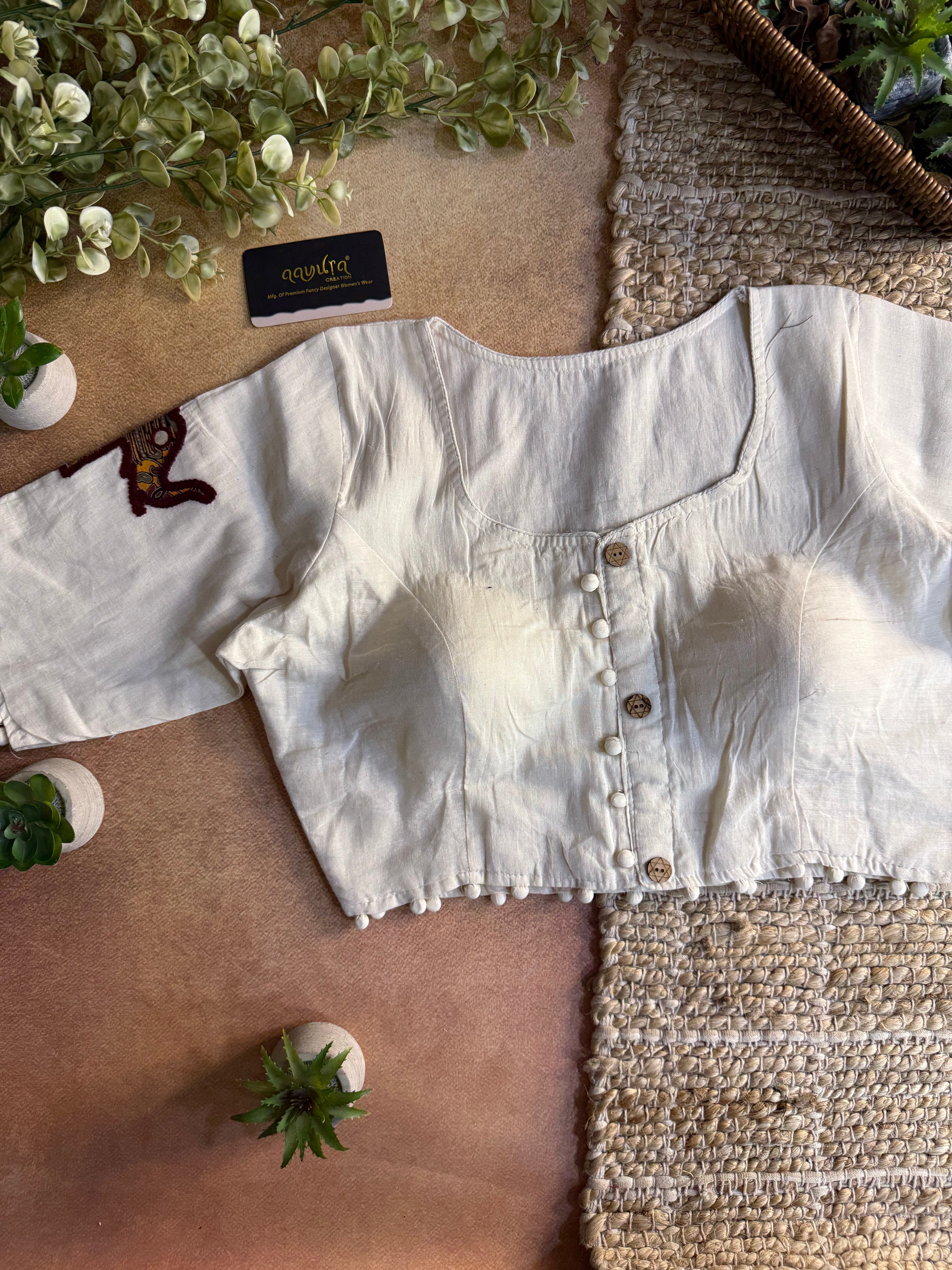 Vasudha Patch Work Blouse