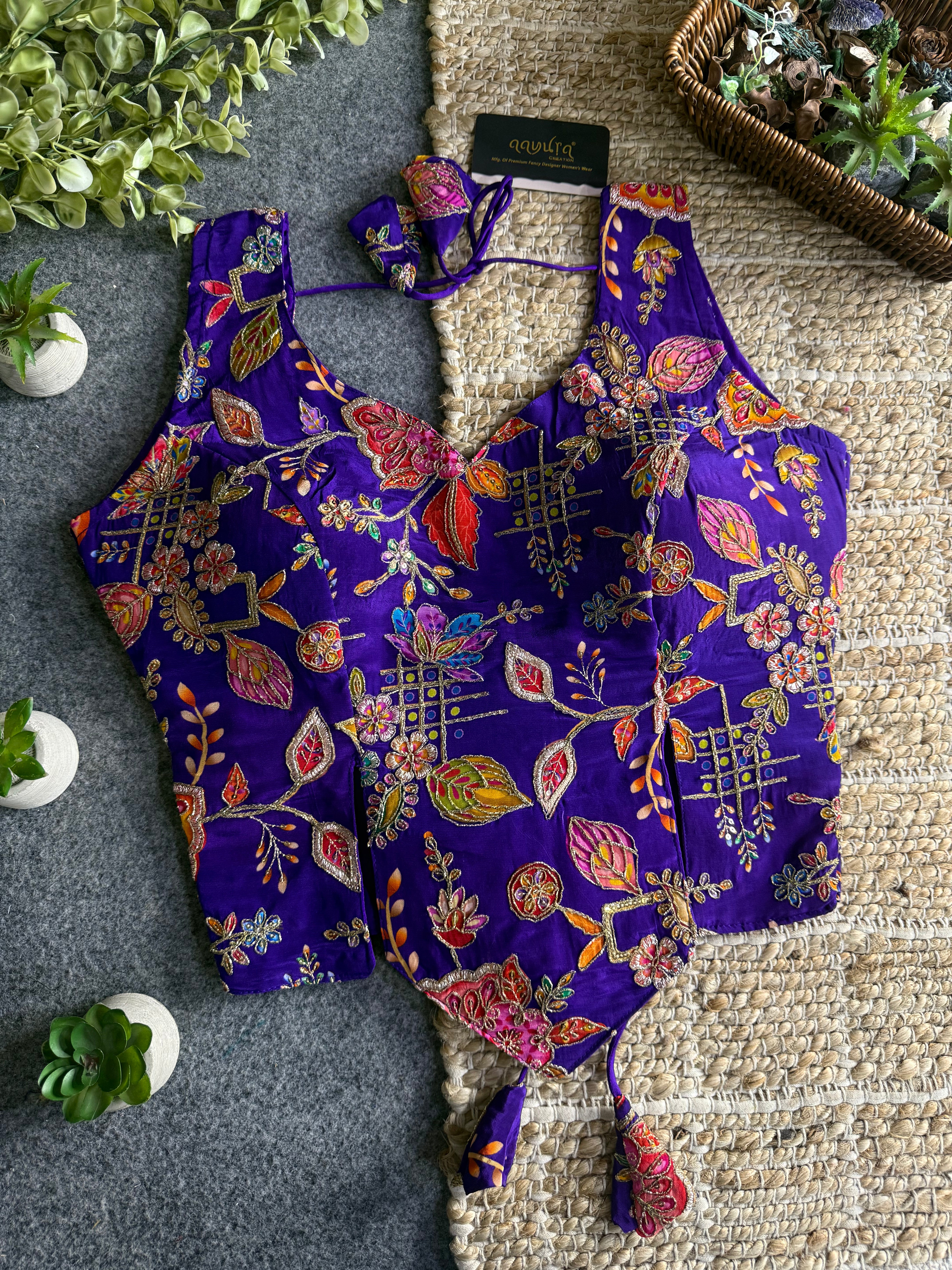 Vibha Position Work Blouse