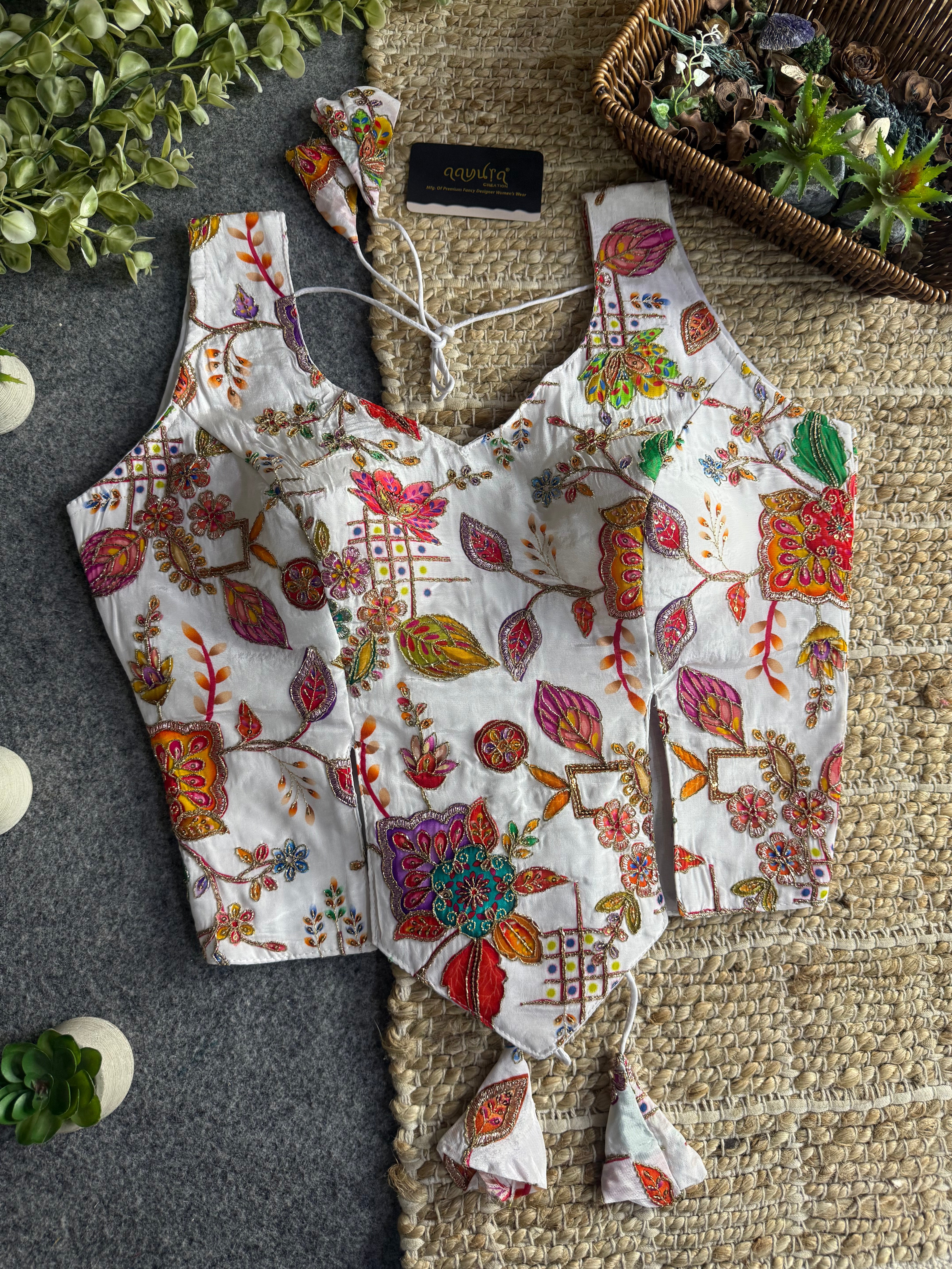 Vibha Position Work Blouse