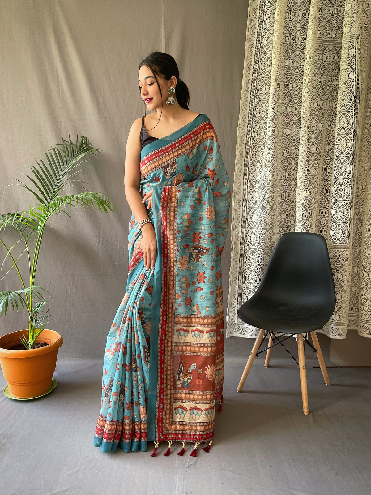 Imperial Pure Malai Cotton Saree