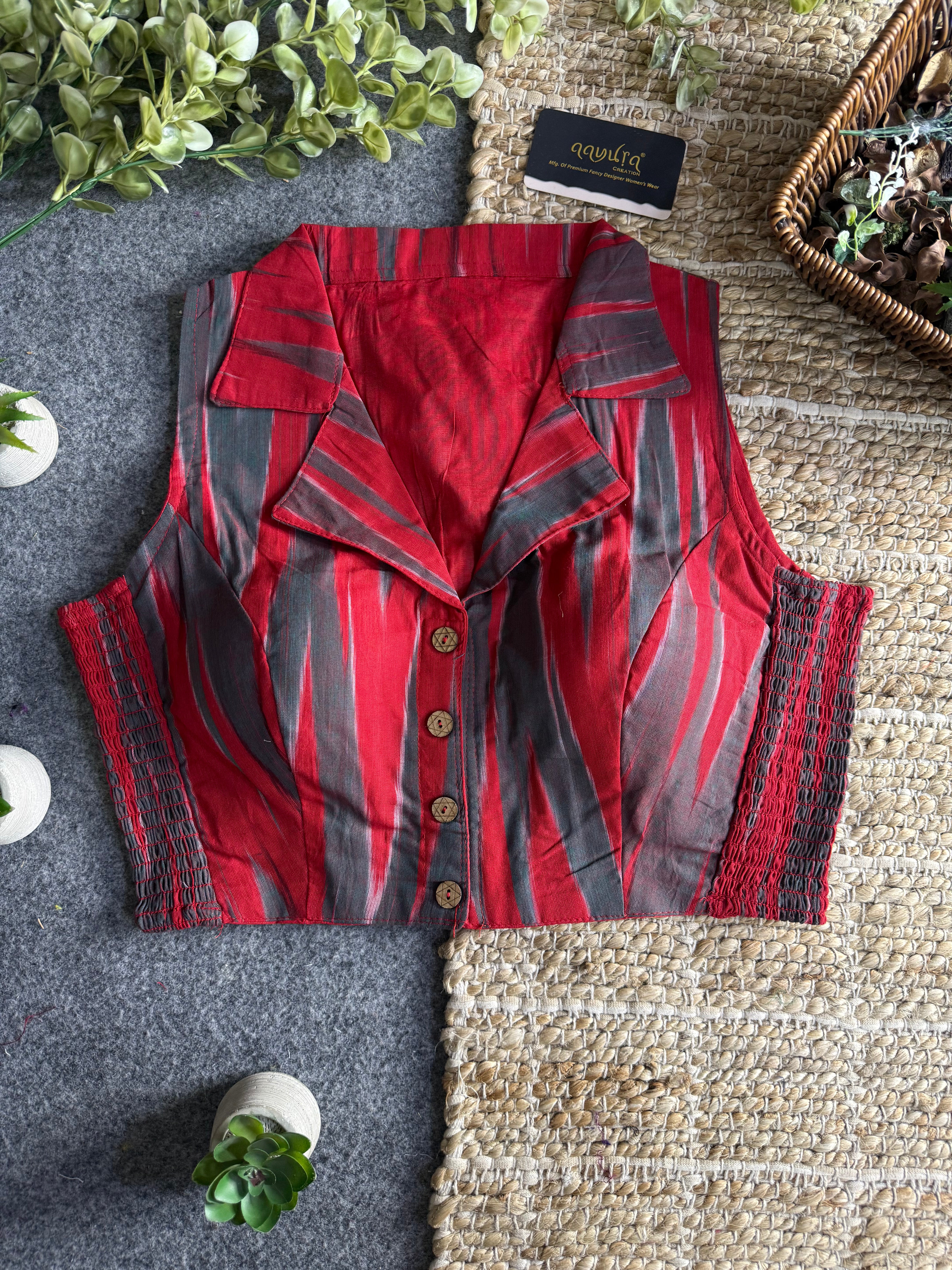 Comfort Fit Ikkath Streachable Blouse