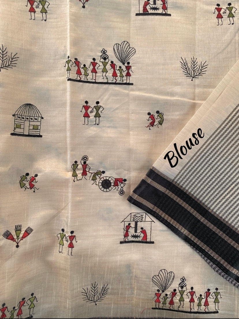 Rajrani Heritage Tussar Silk Saree