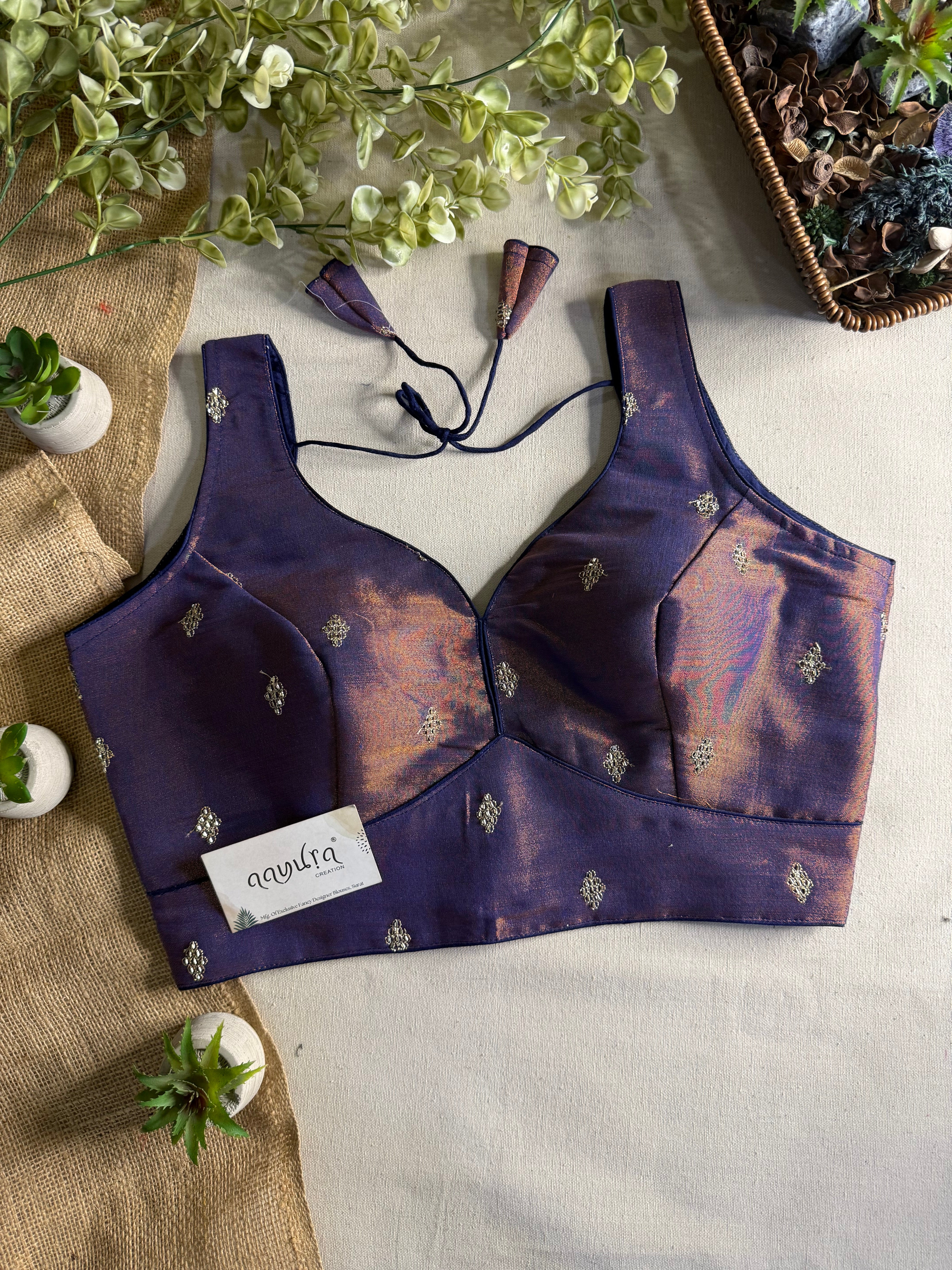 Zoya Shimmer Butti Blouse