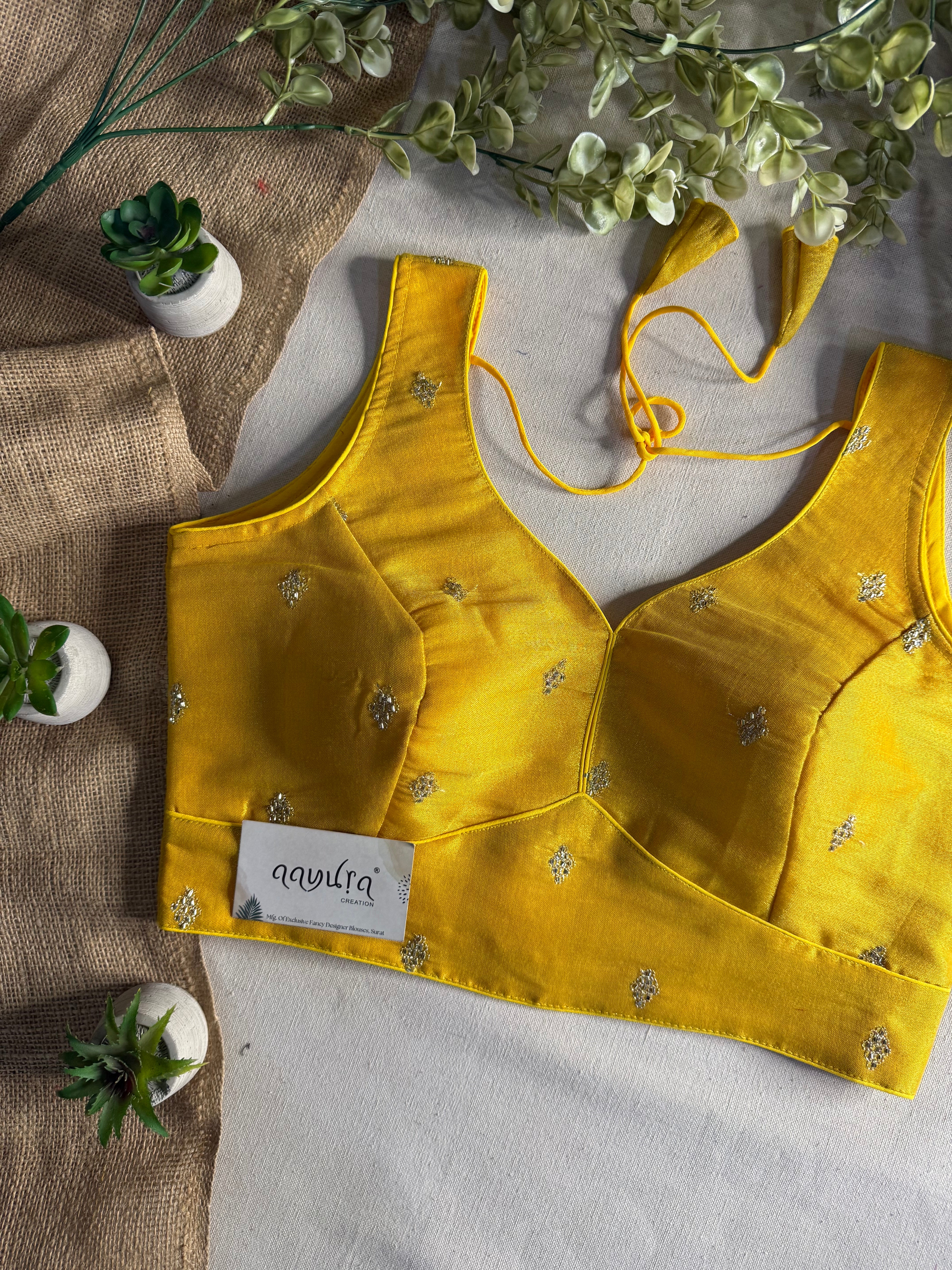 Zoya Shimmer Butti Blouse