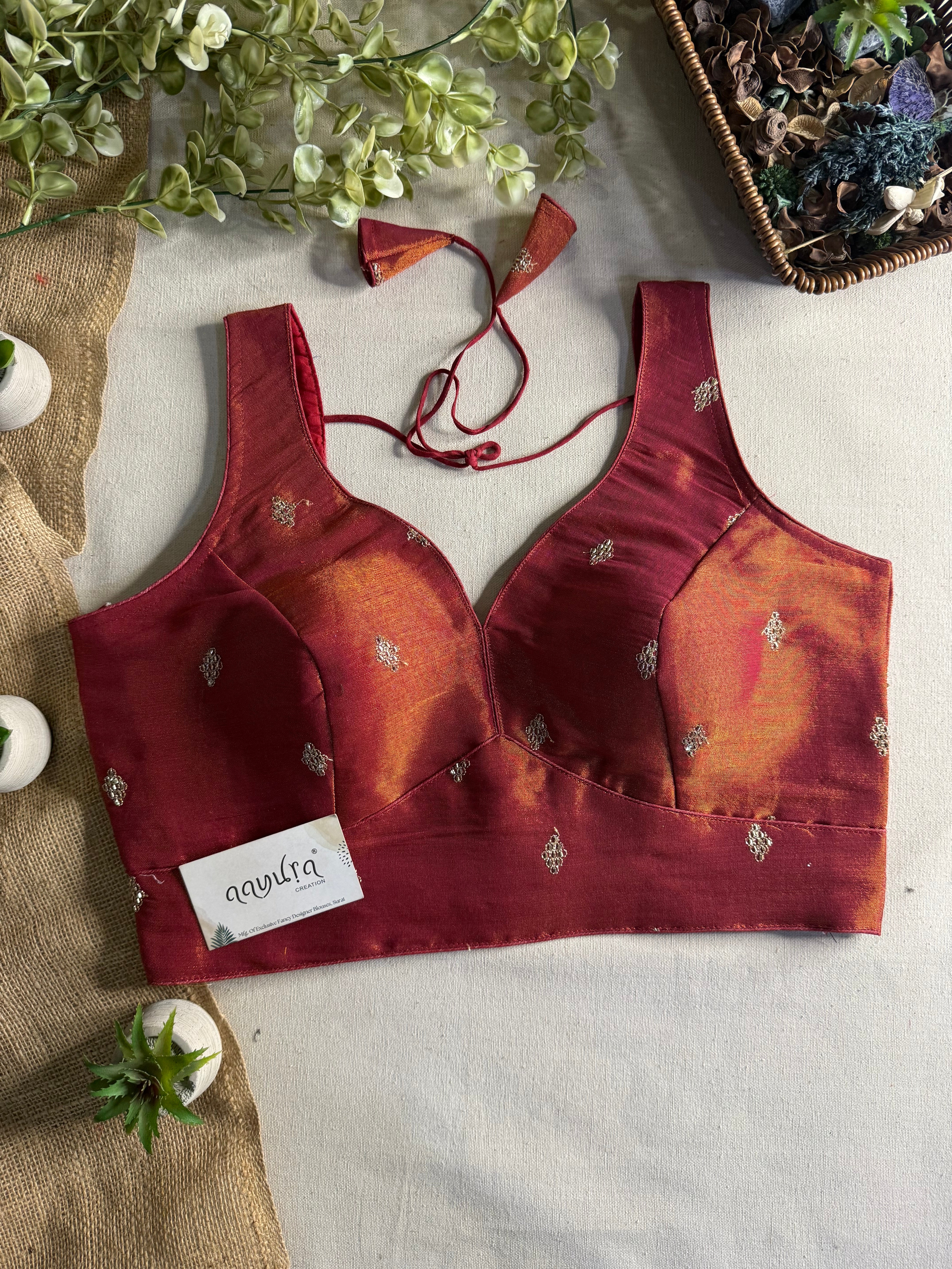 Zoya Shimmer Butti Blouse