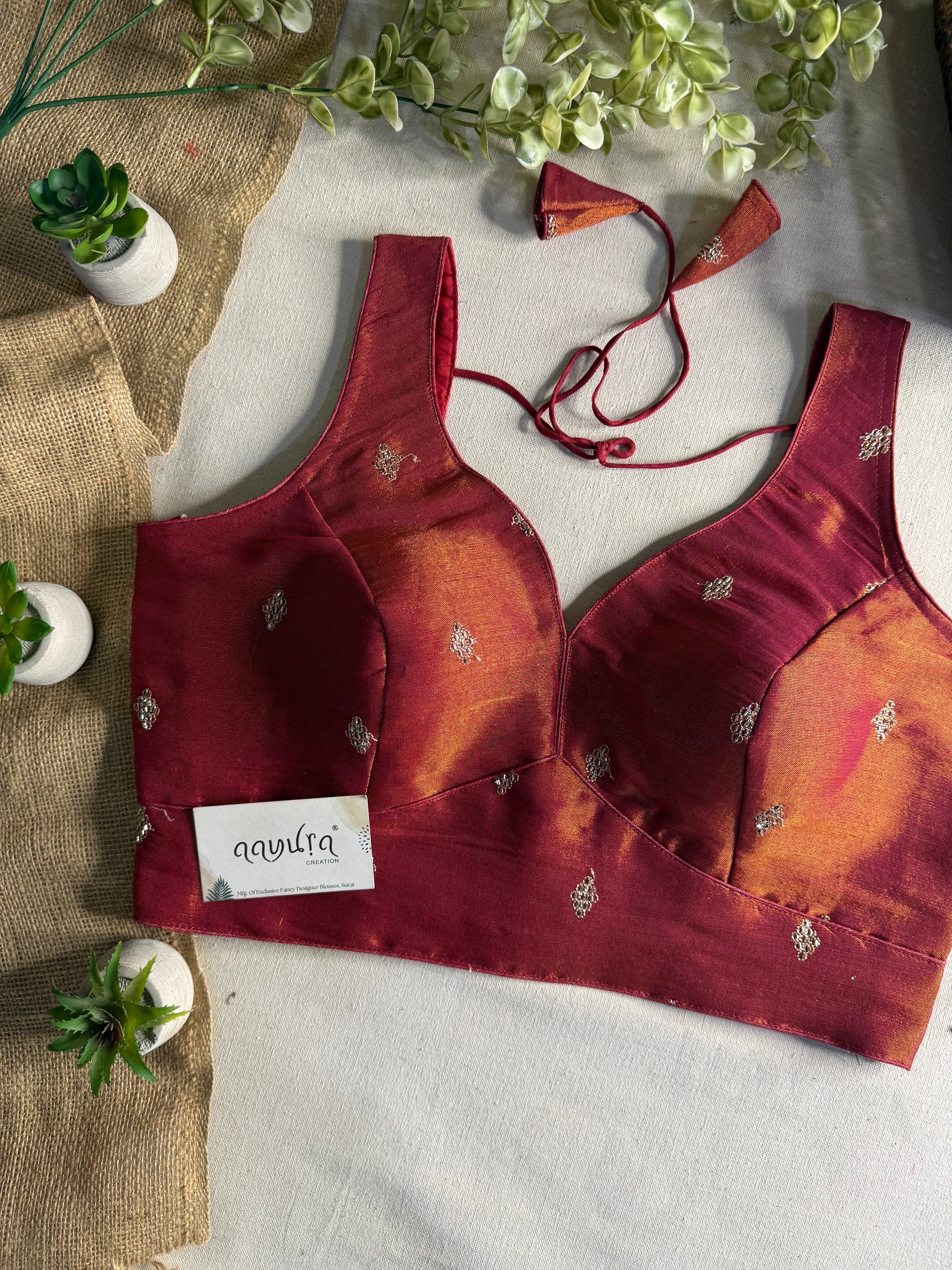 Zoya Shimmer Butti Blouse