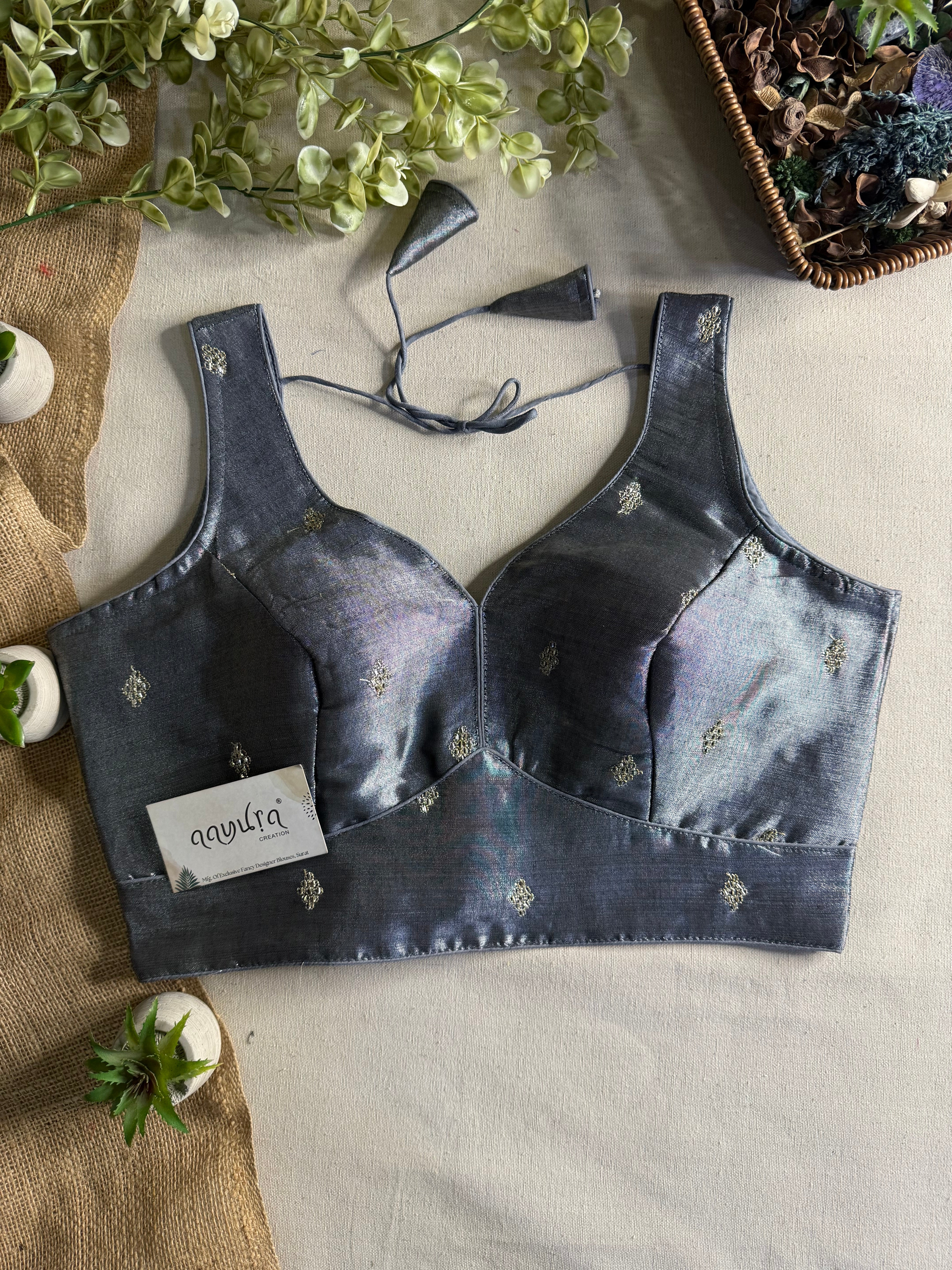 Zoya Shimmer Butti Blouse