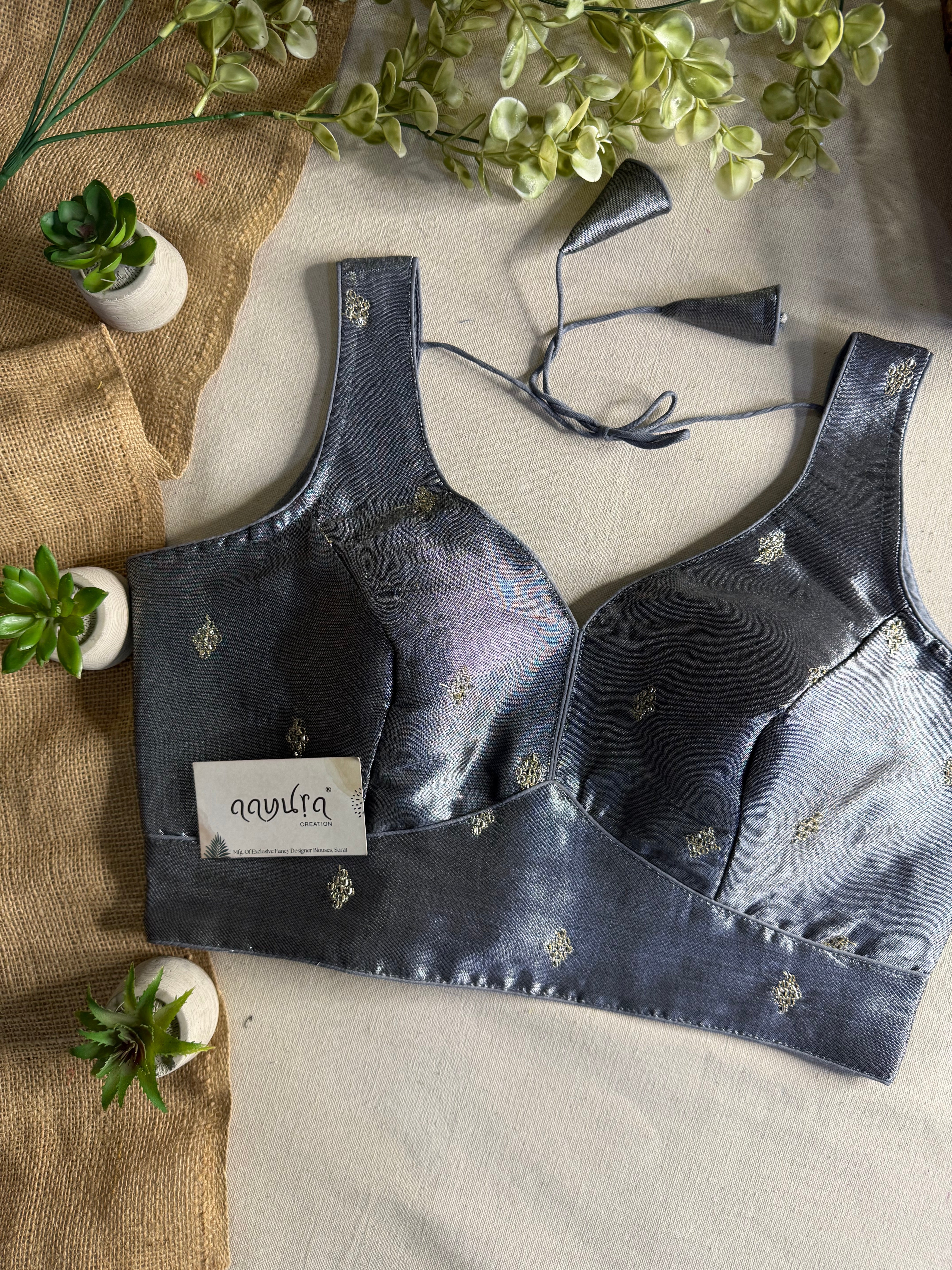 Zoya Shimmer Butti Blouse