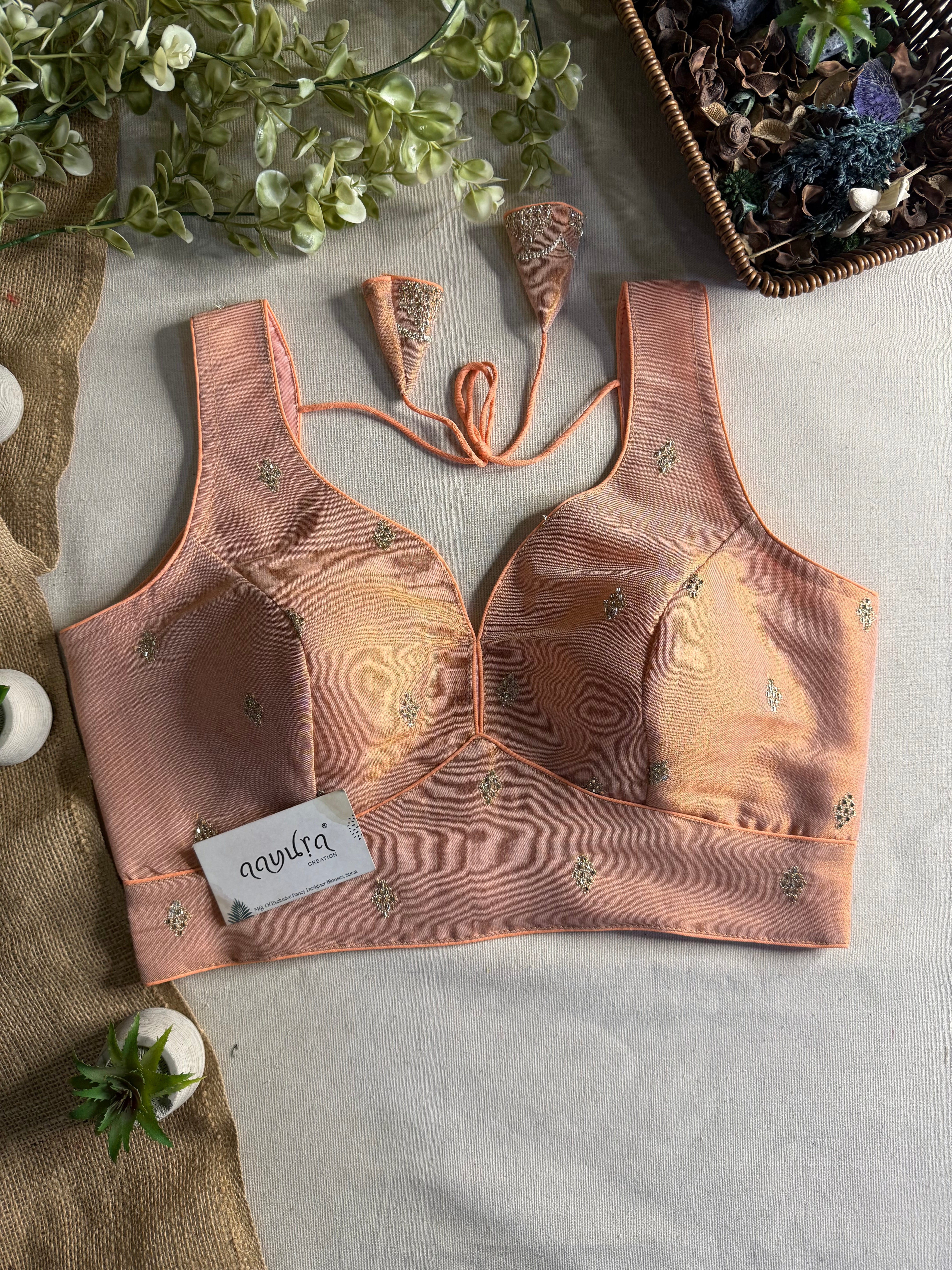 Zoya Shimmer Butti Blouse