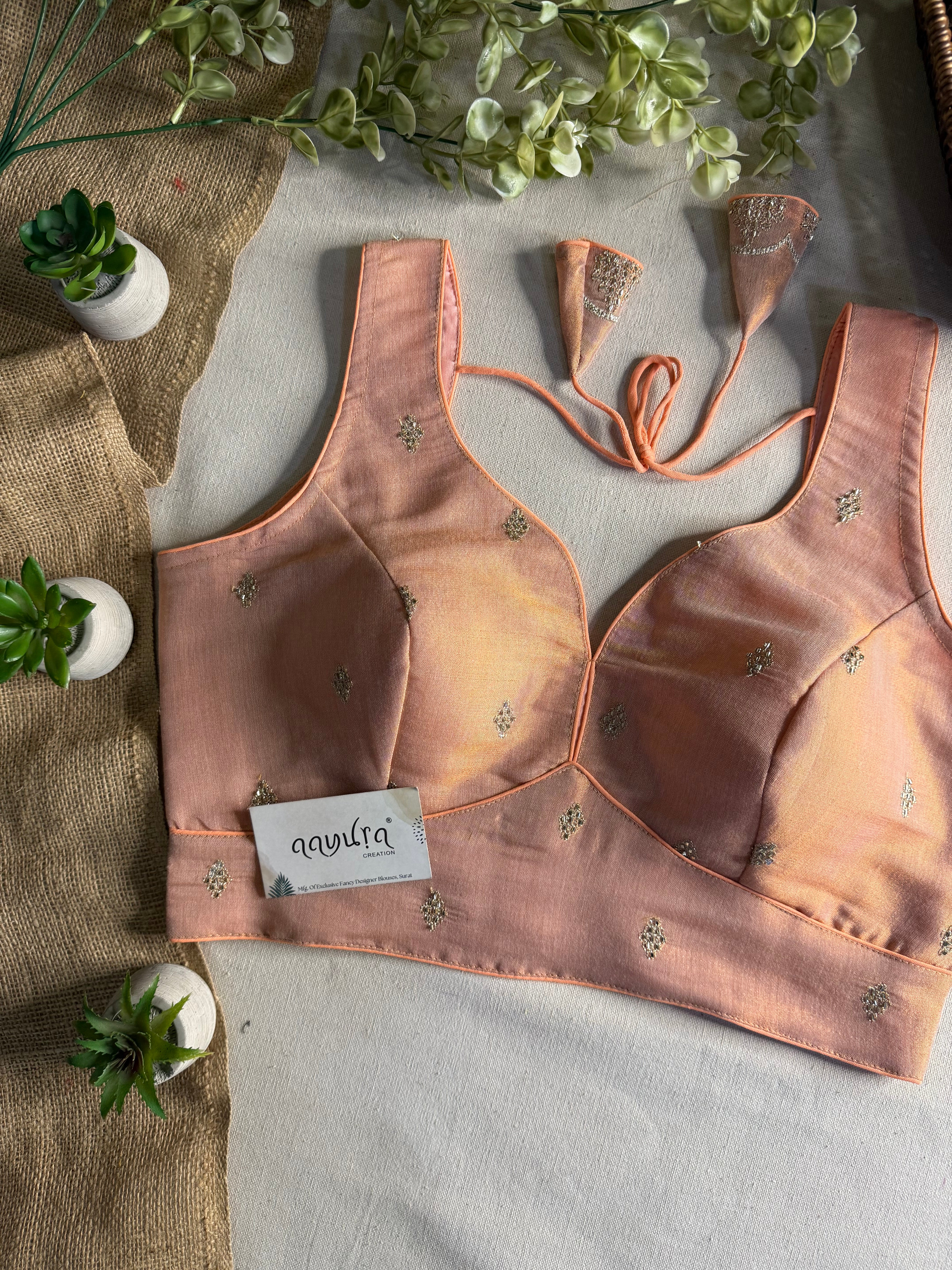 Zoya Shimmer Butti Blouse