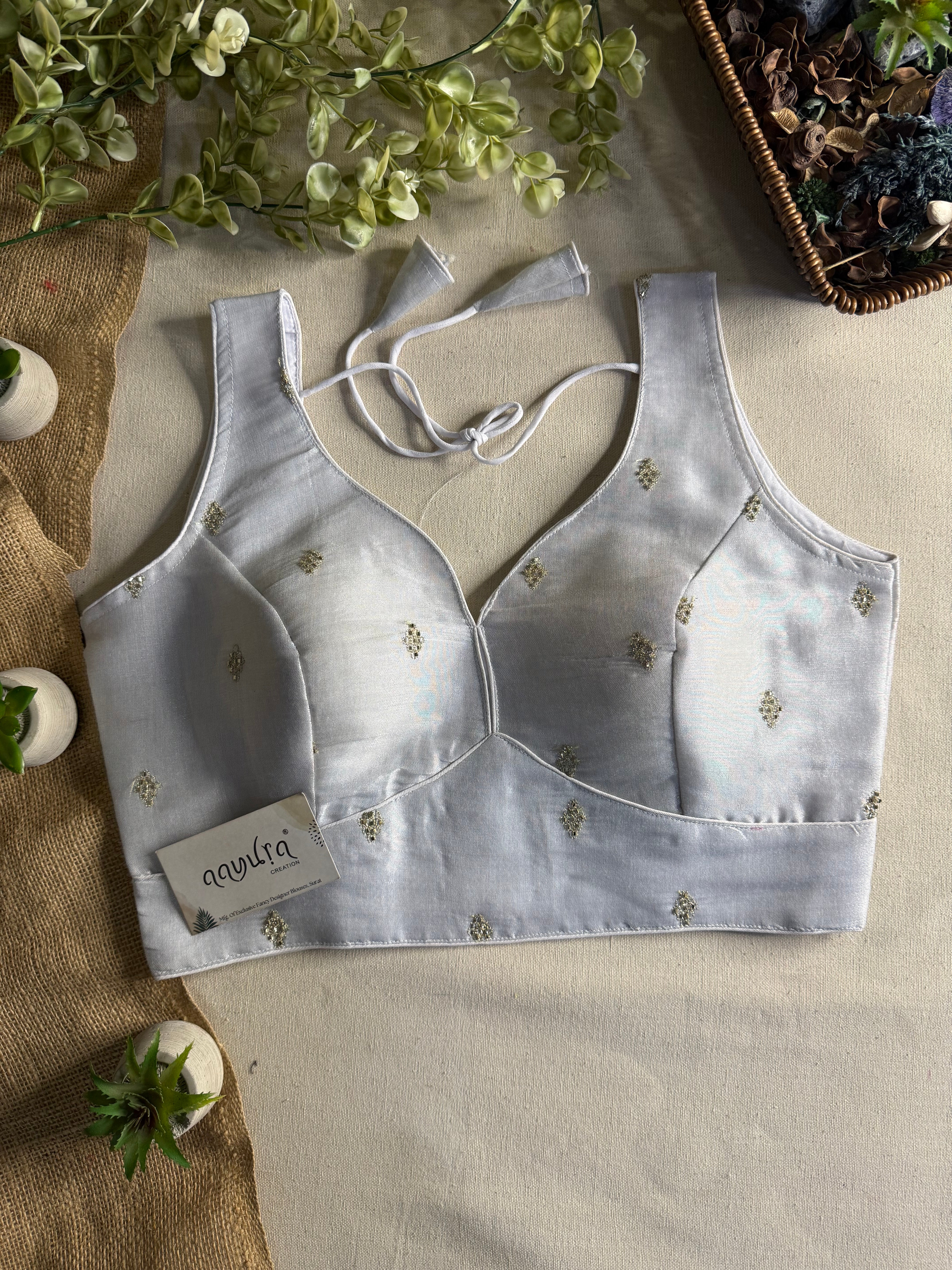 Zoya Shimmer Butti Blouse