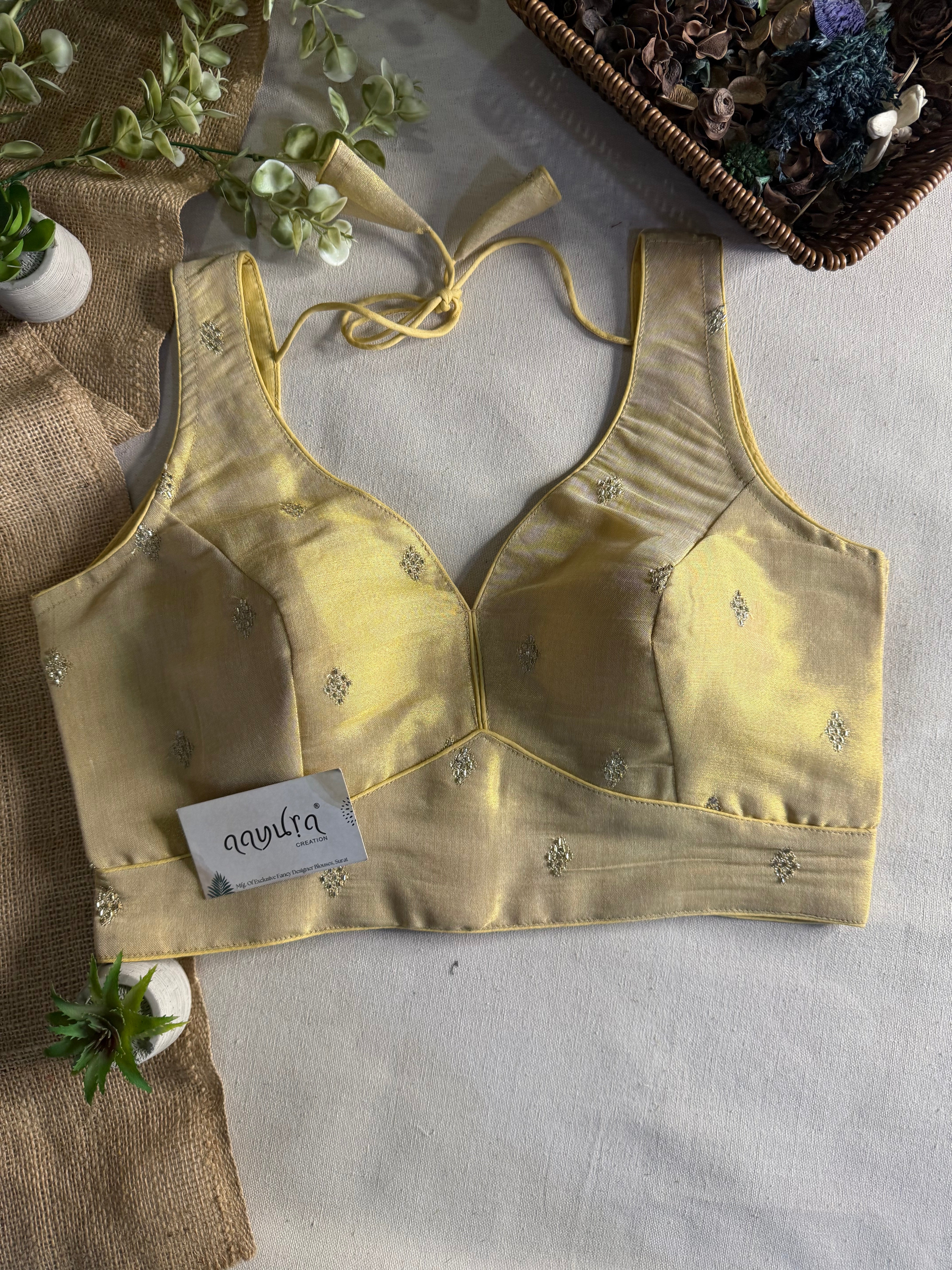 Zoya Shimmer Butti Blouse