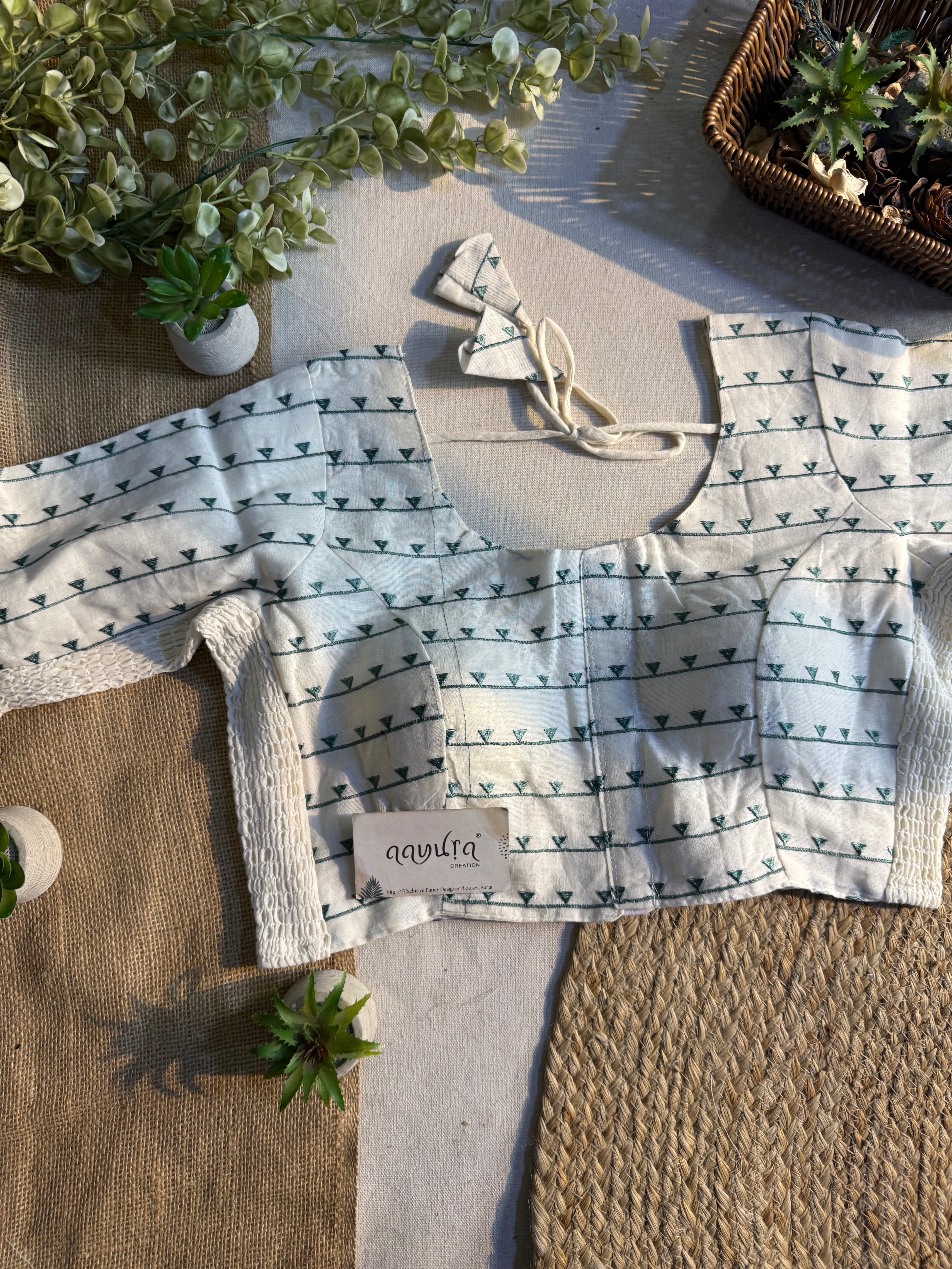 Ivory Bloom Blouse