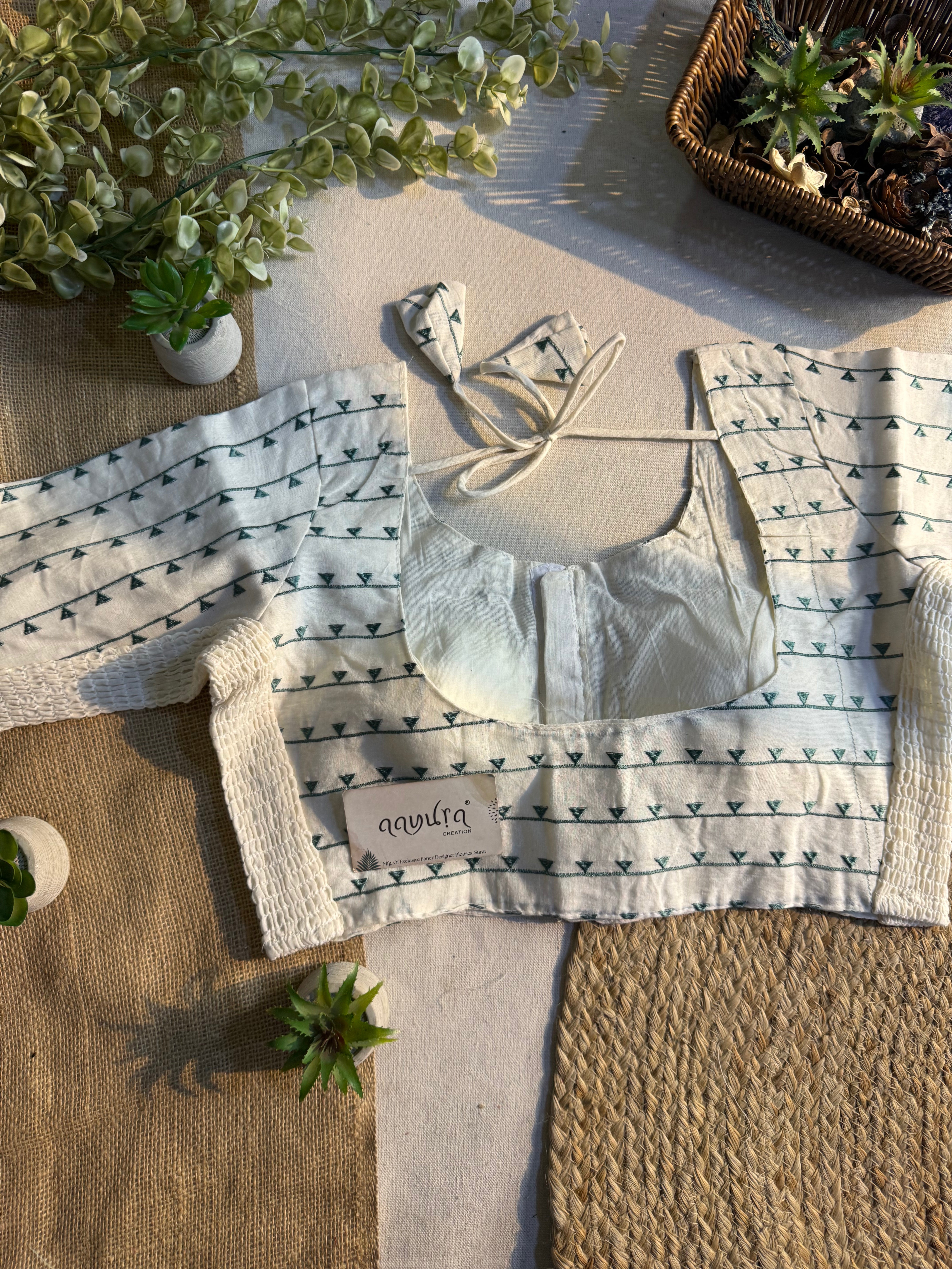 Ivory Bloom Blouse