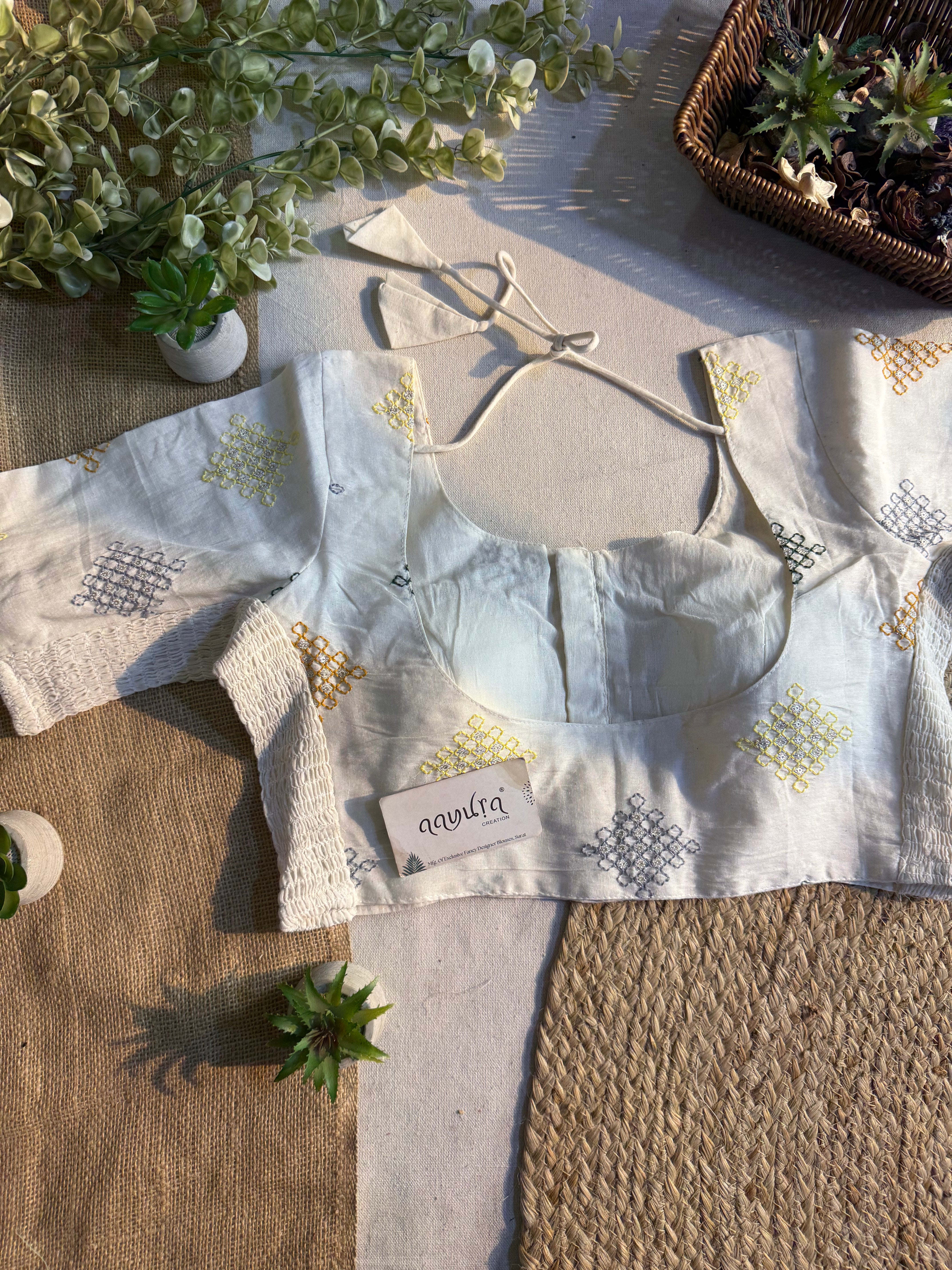 Ivory Bloom Blouse