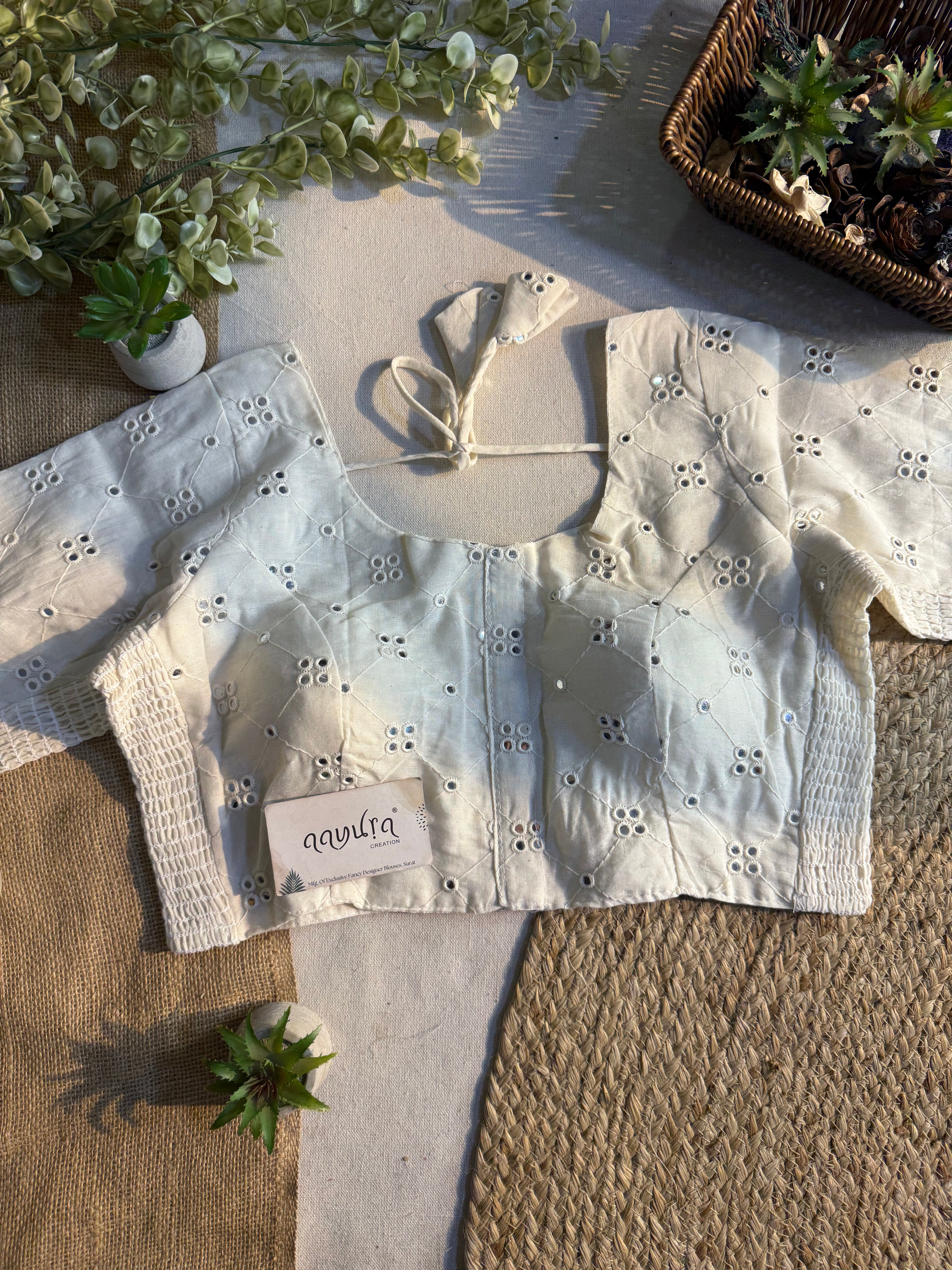 Ivory Bloom Blouse