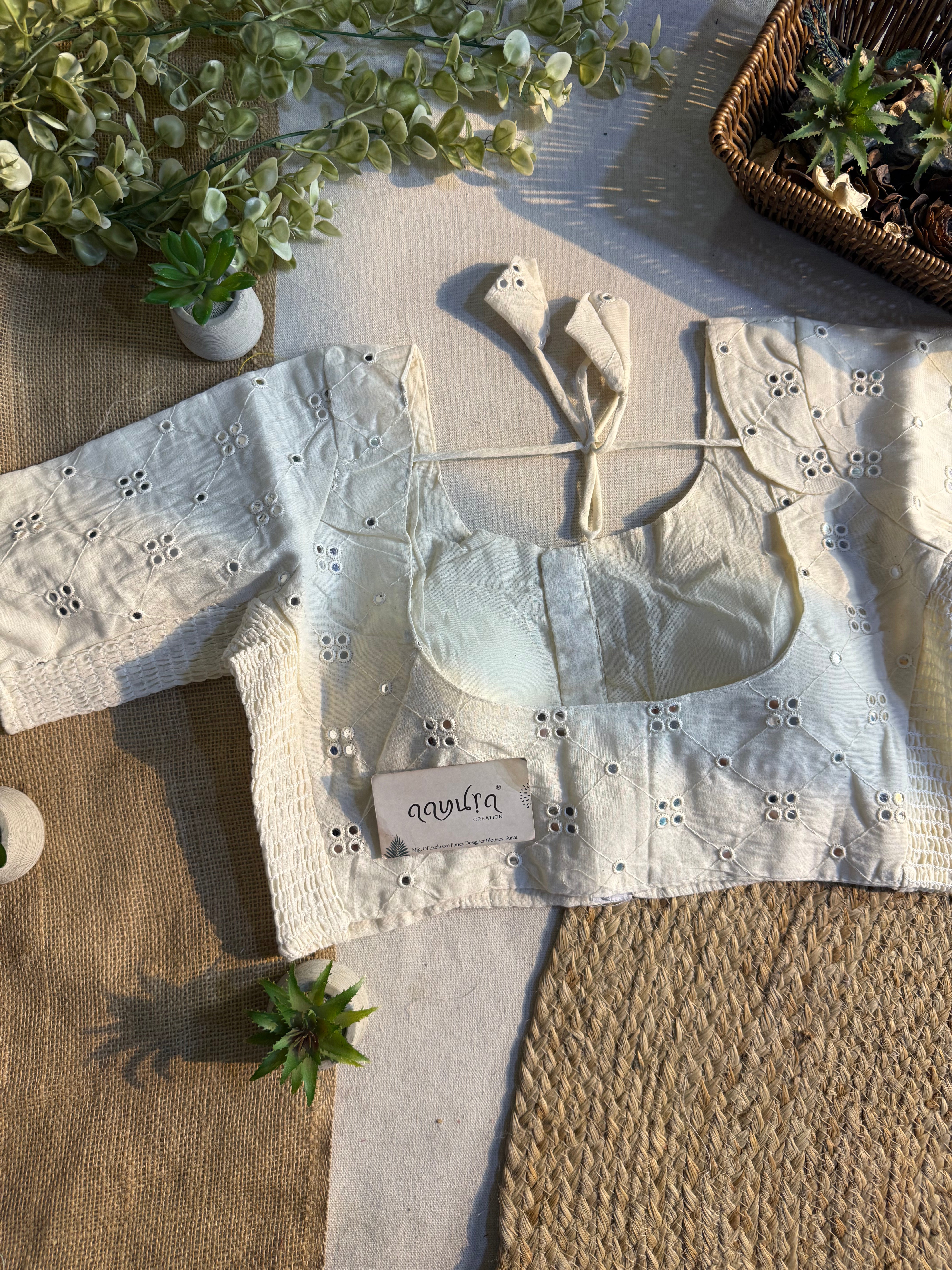 Ivory Bloom Blouse