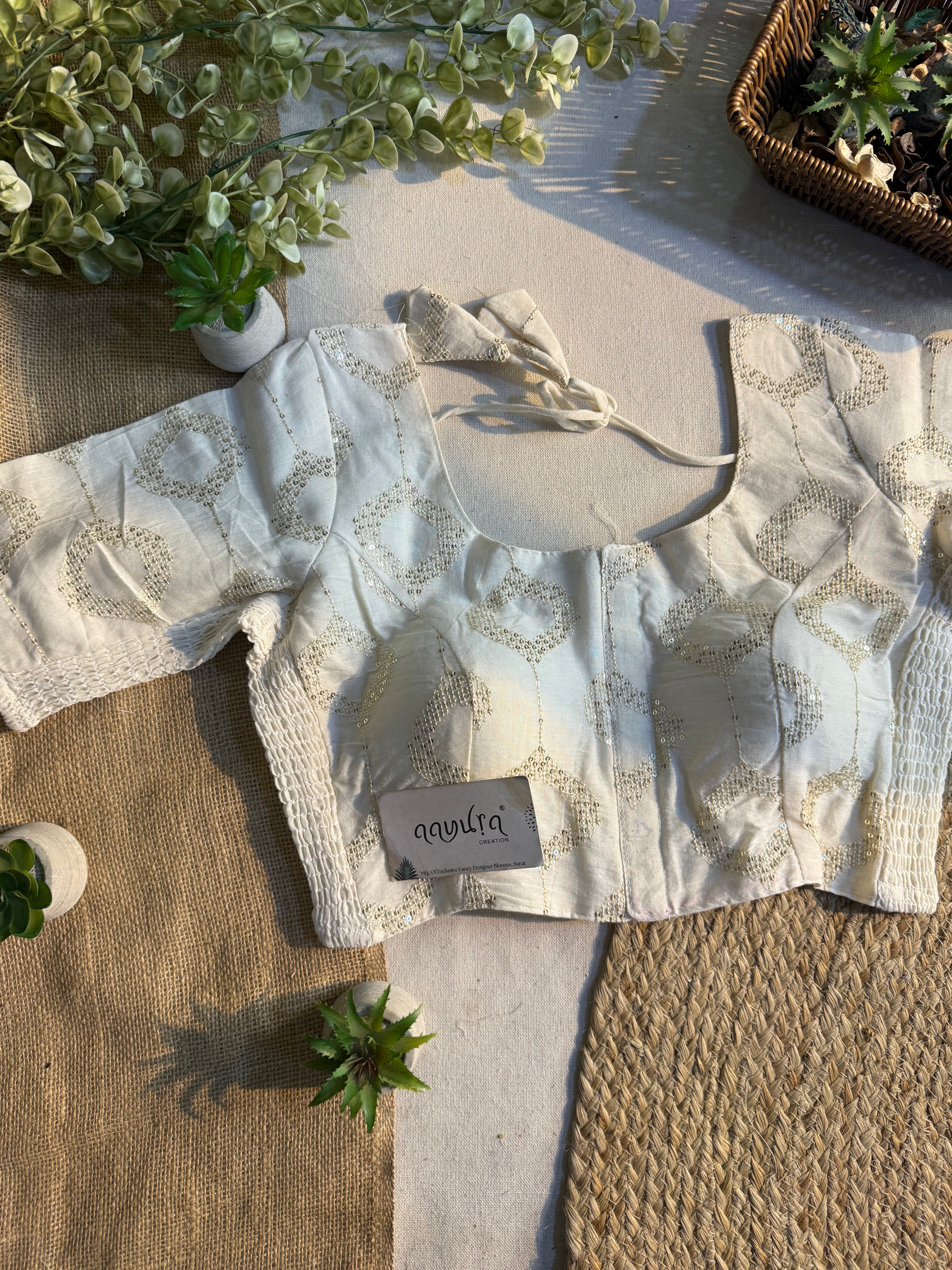 Ivory Bloom Blouse