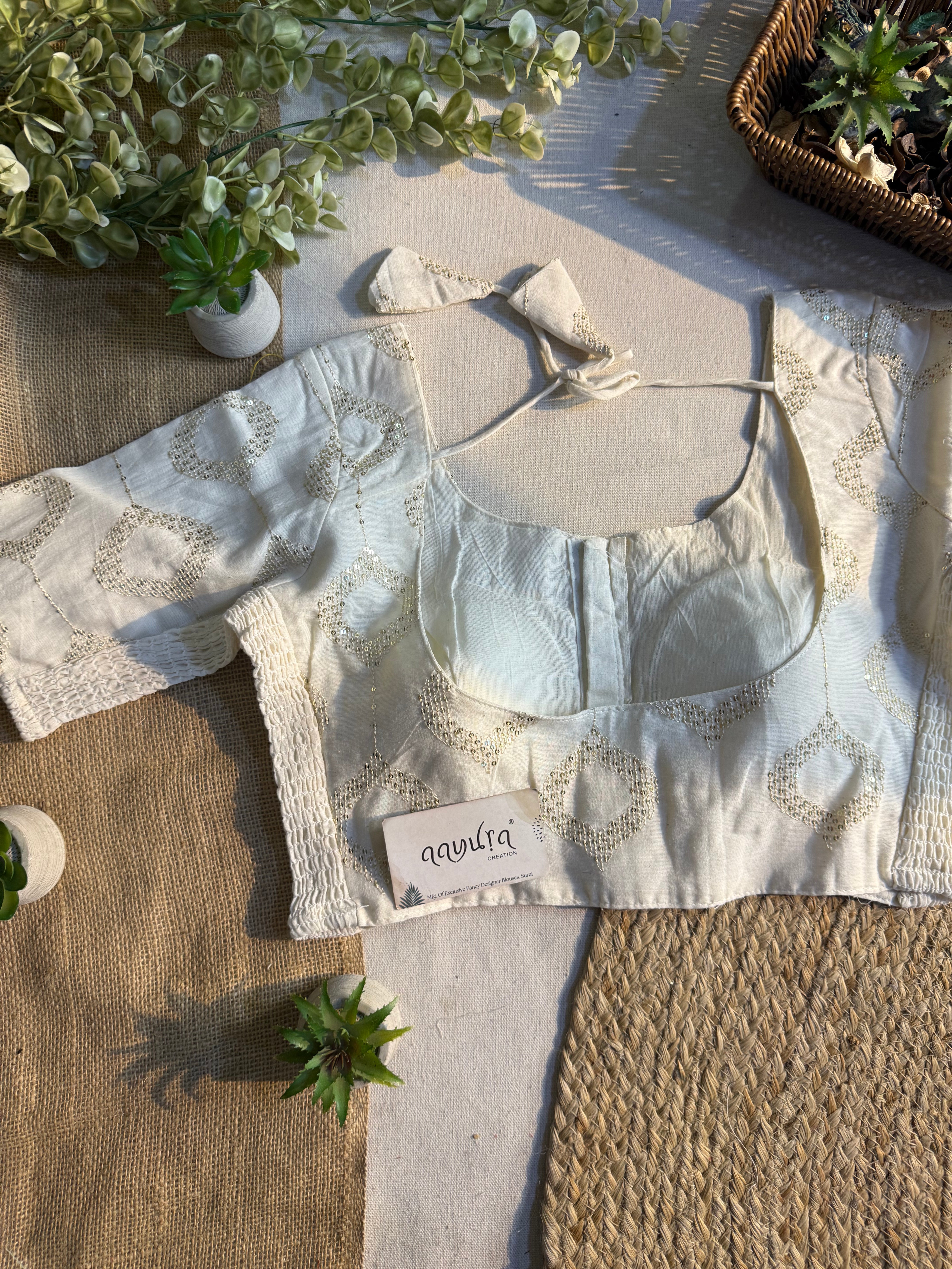 Ivory Bloom Blouse
