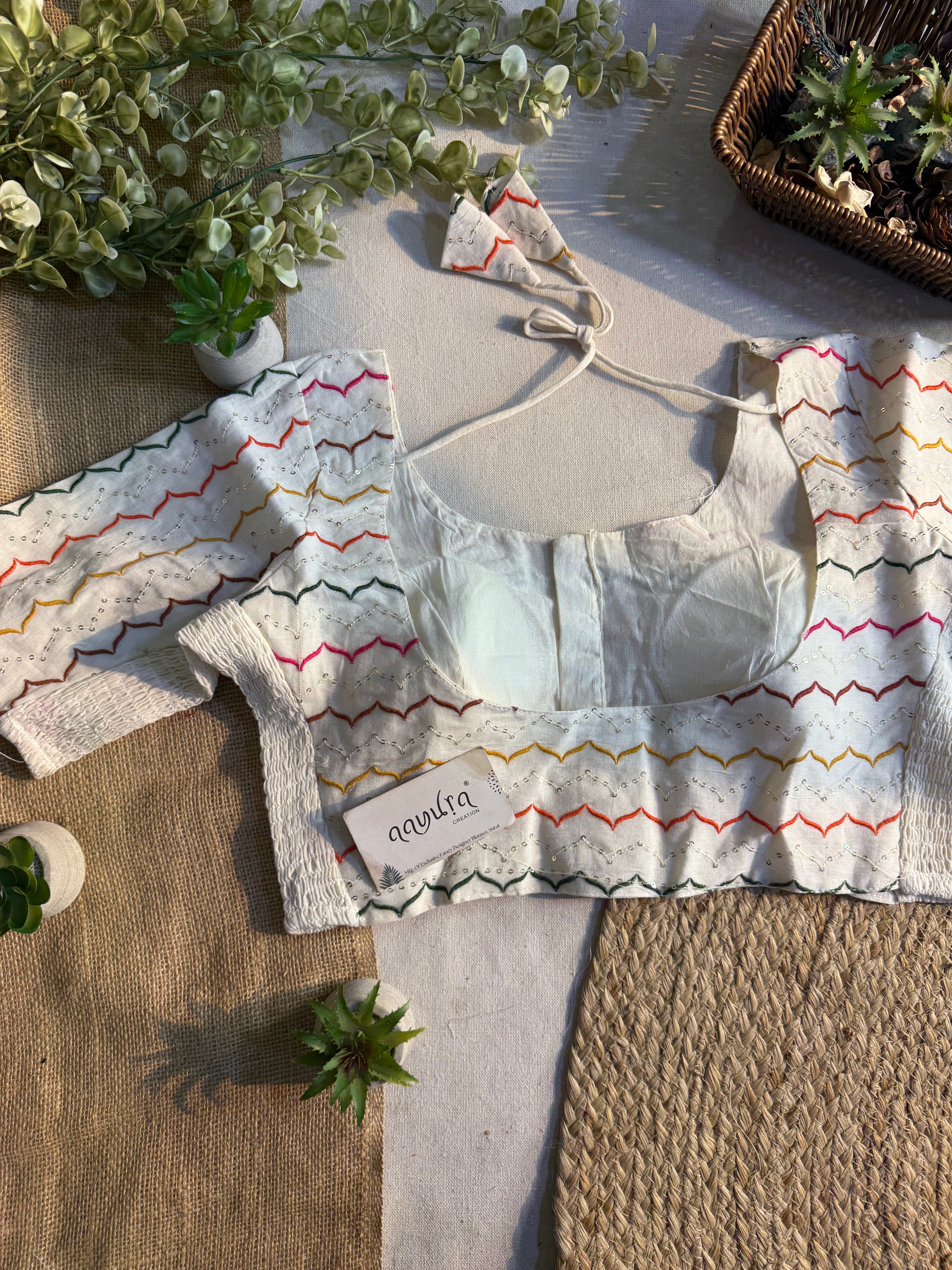 Ivory Bloom Blouse