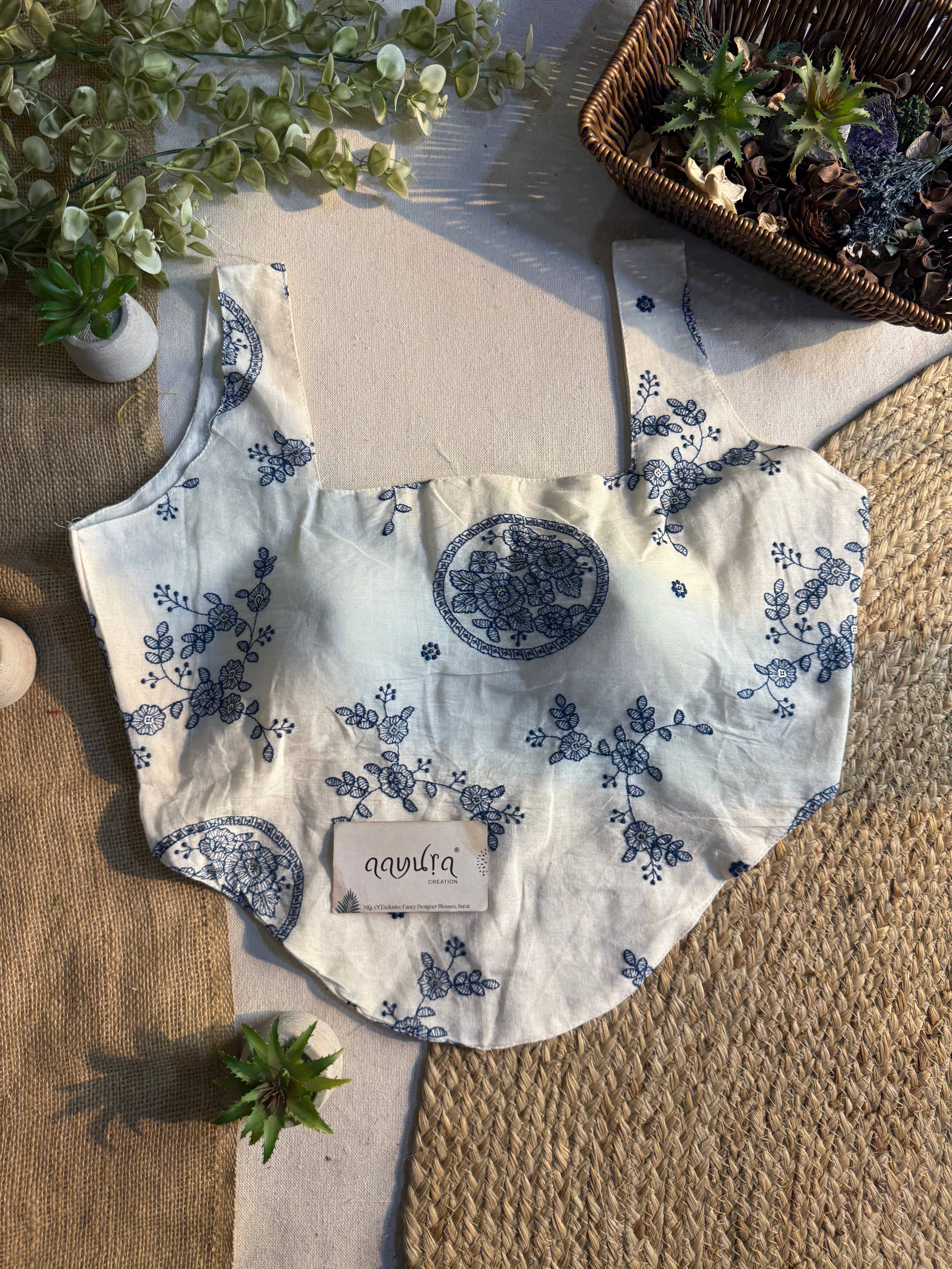 Multiflora Cotton Blouse
