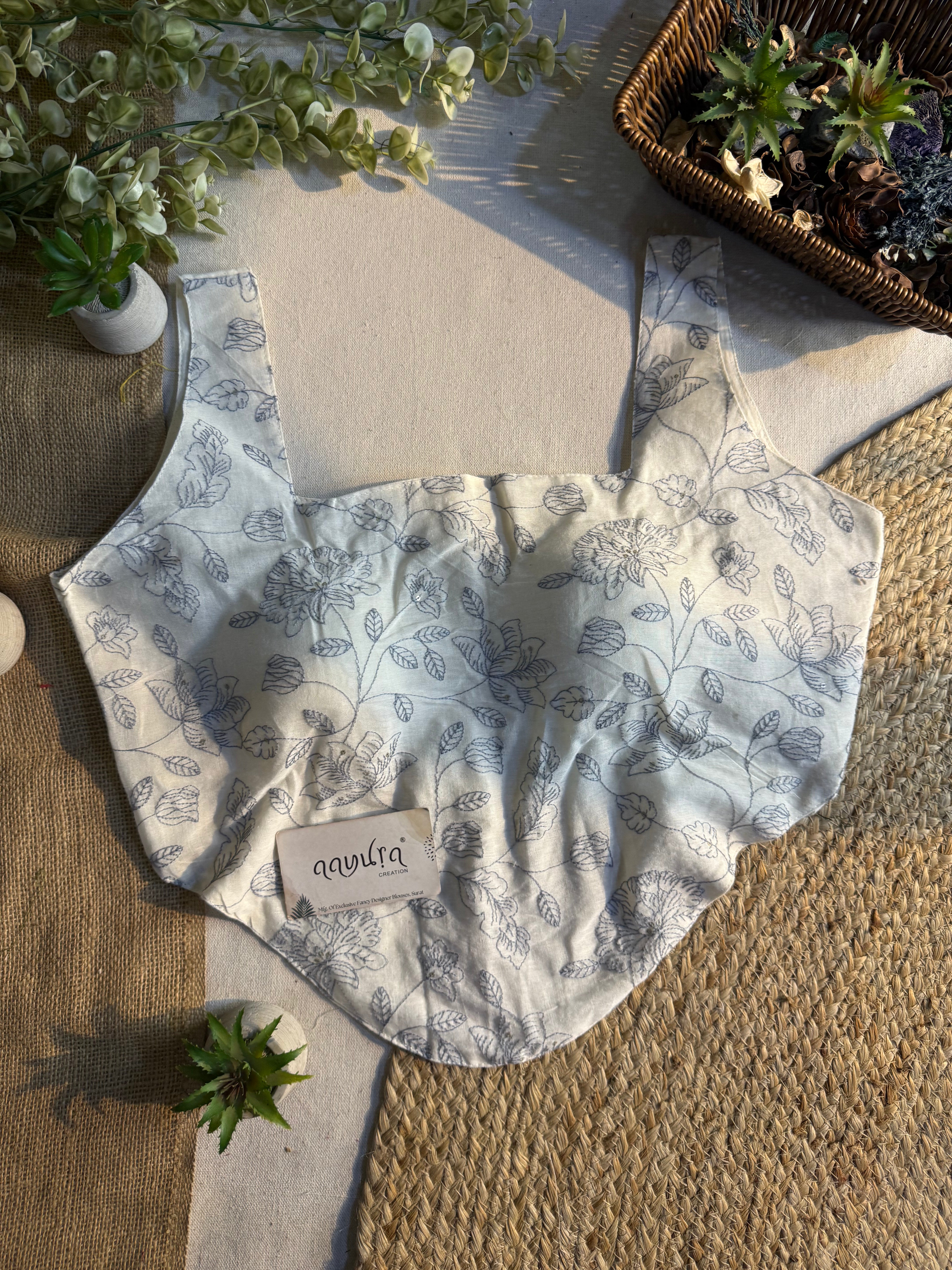 Multiflora Cotton Blouse