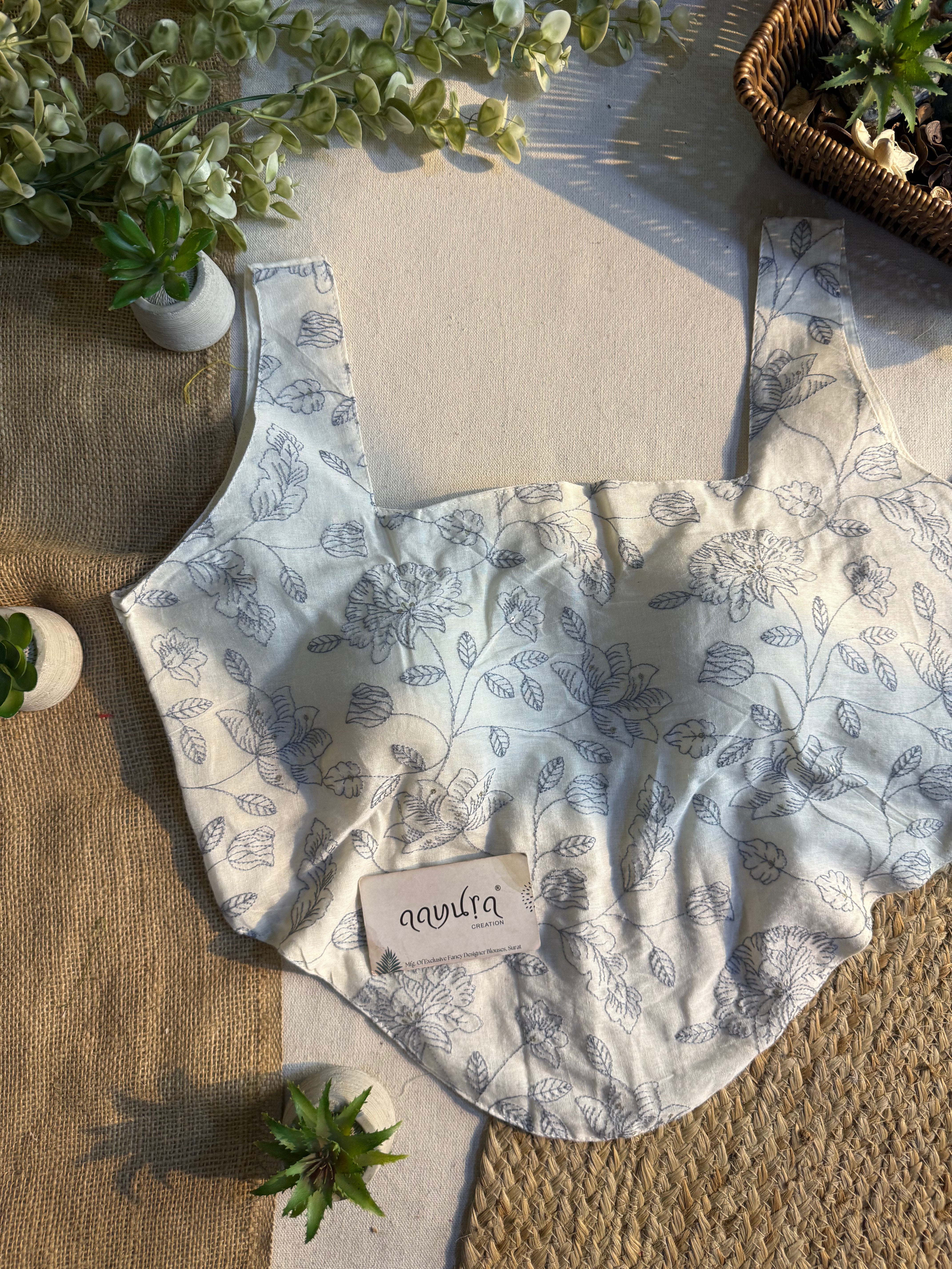 Multiflora Cotton Blouse