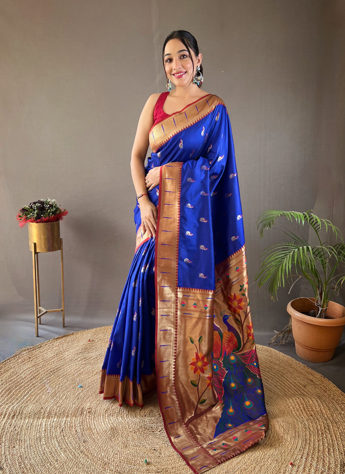 Shahi Zari Pallu Premium Border Silk Saree