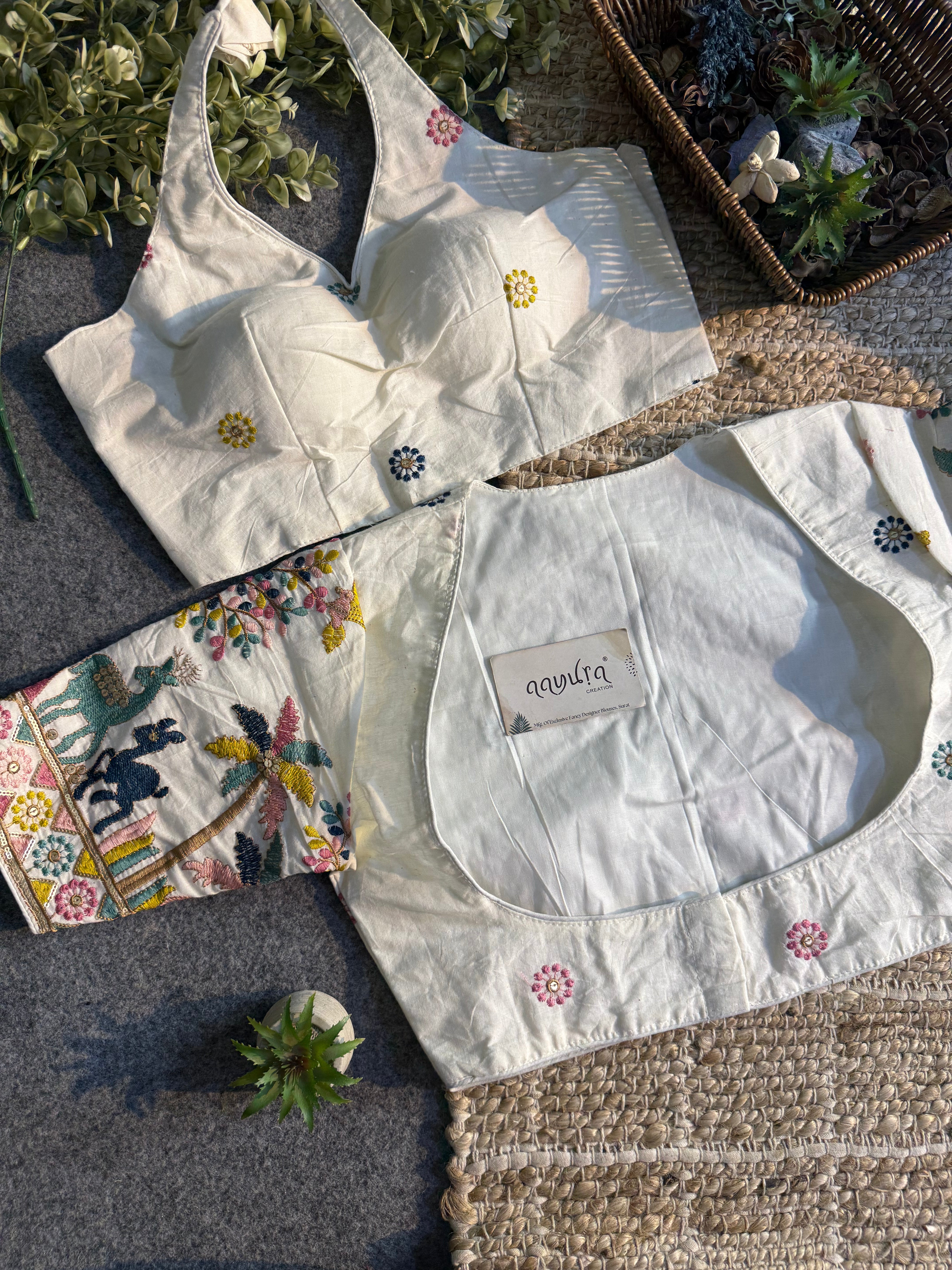 Premium Cotton 2 Way Blouse