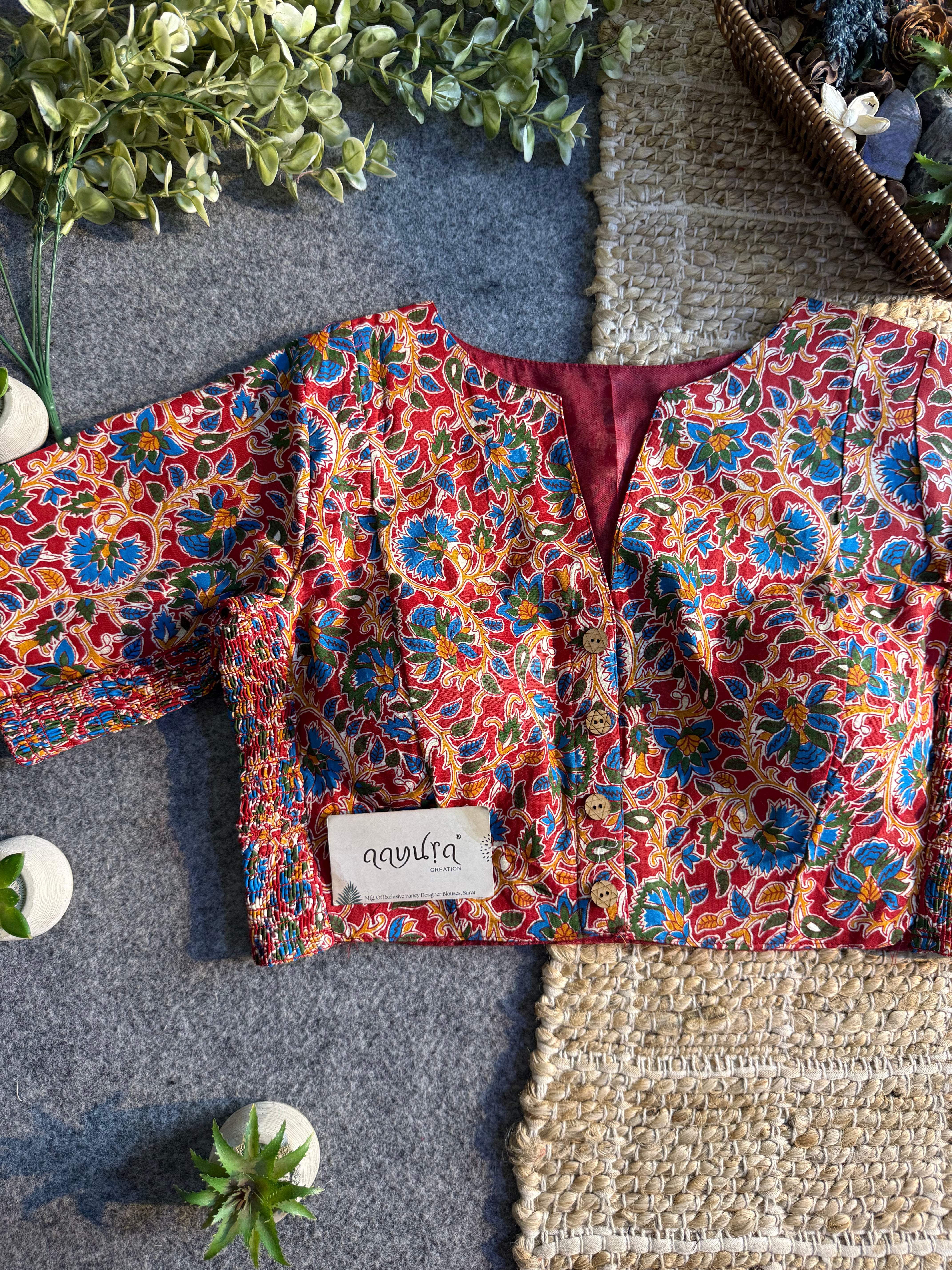 Comfort Fit Cotton Blouse
