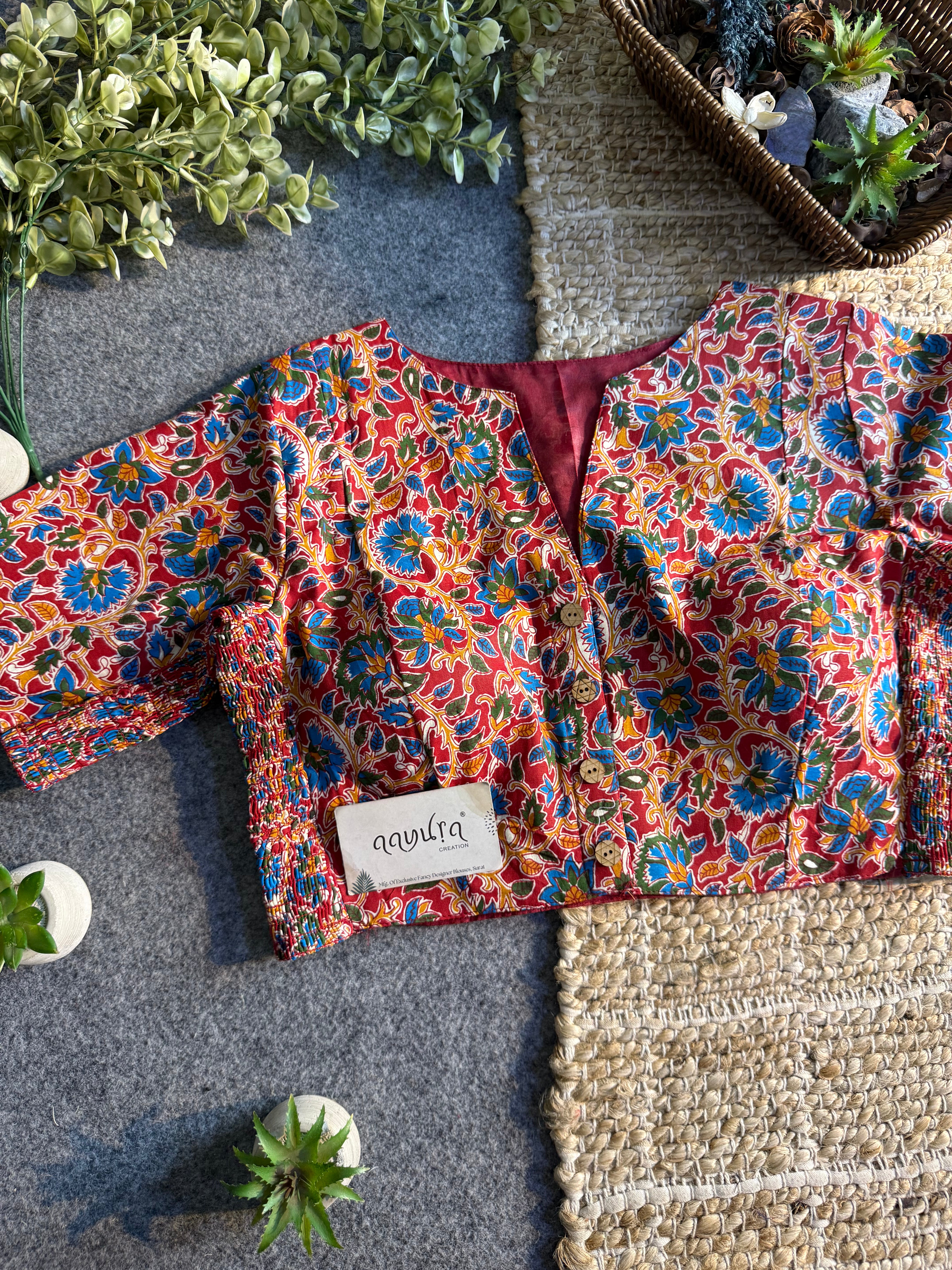 Comfort Fit Cotton Blouse