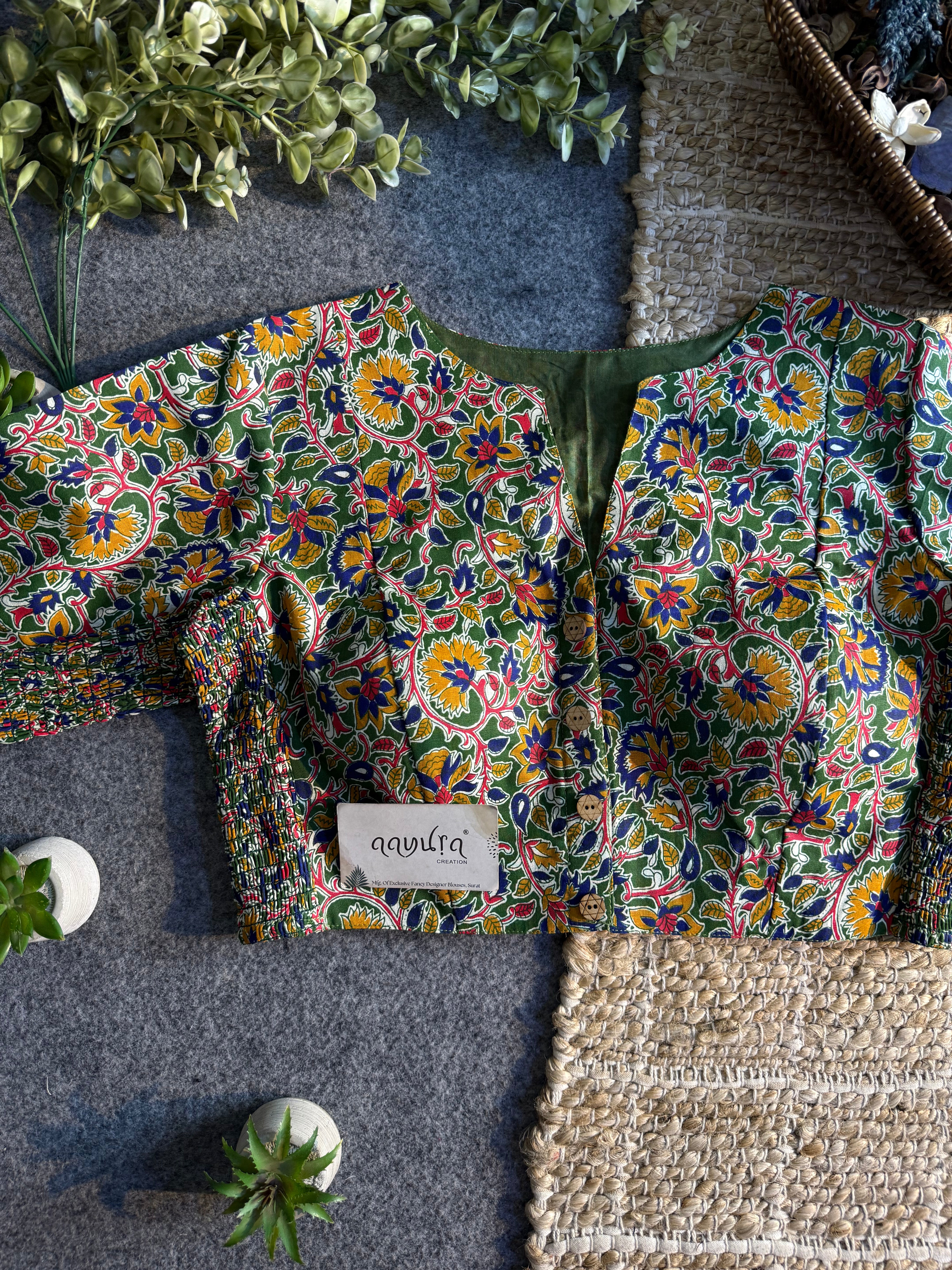 Comfort Fit Cotton Blouse