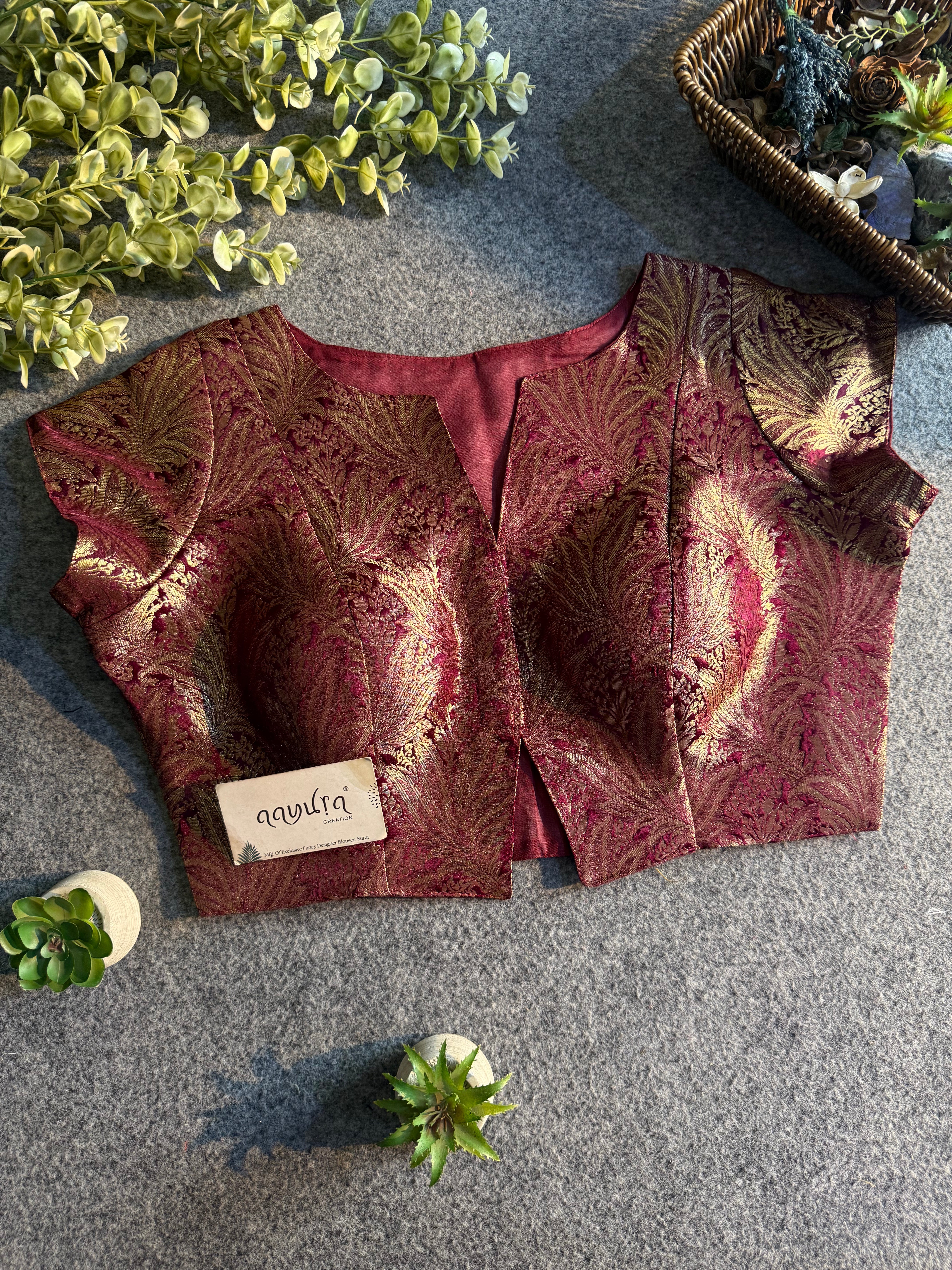 VANSHIKA FRONT OPEN BLOUSE