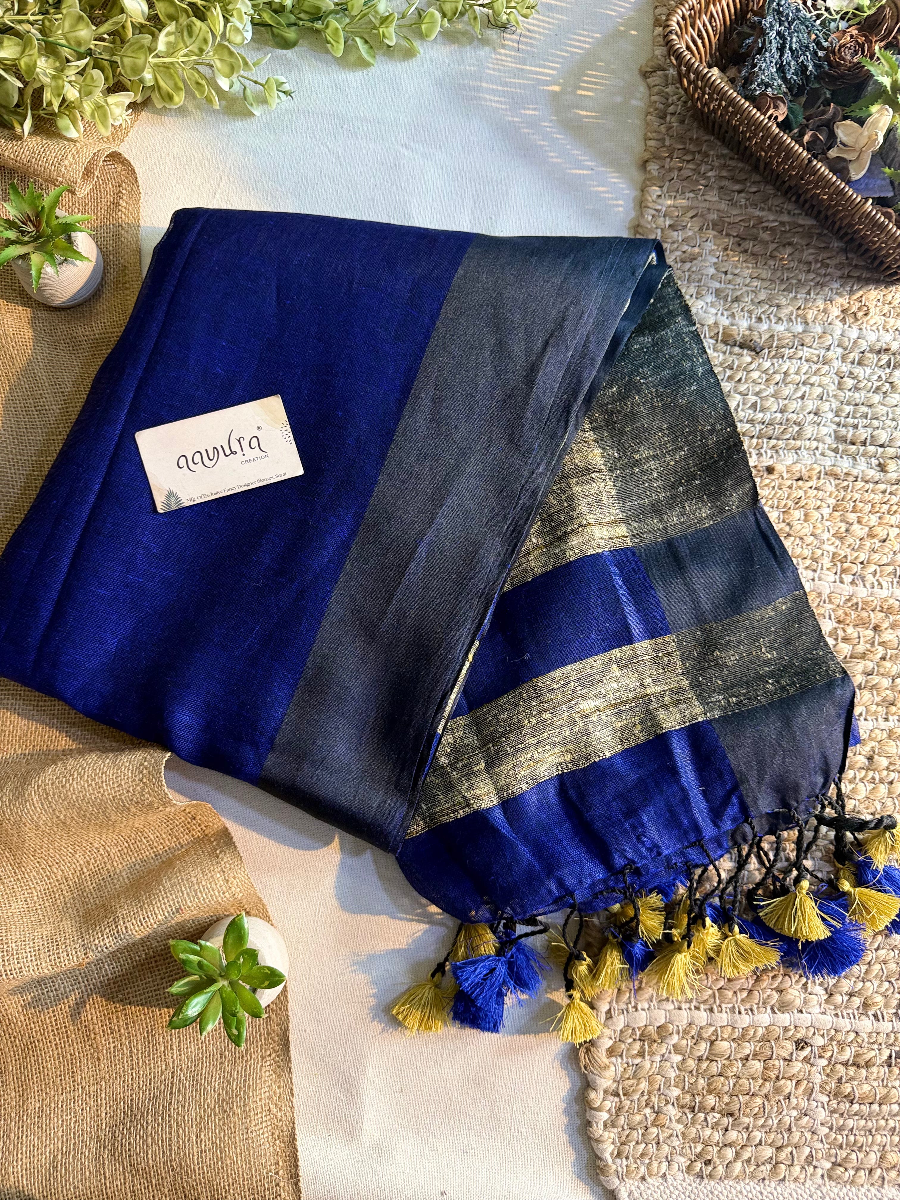 Aarohi Linen Elegance Saree