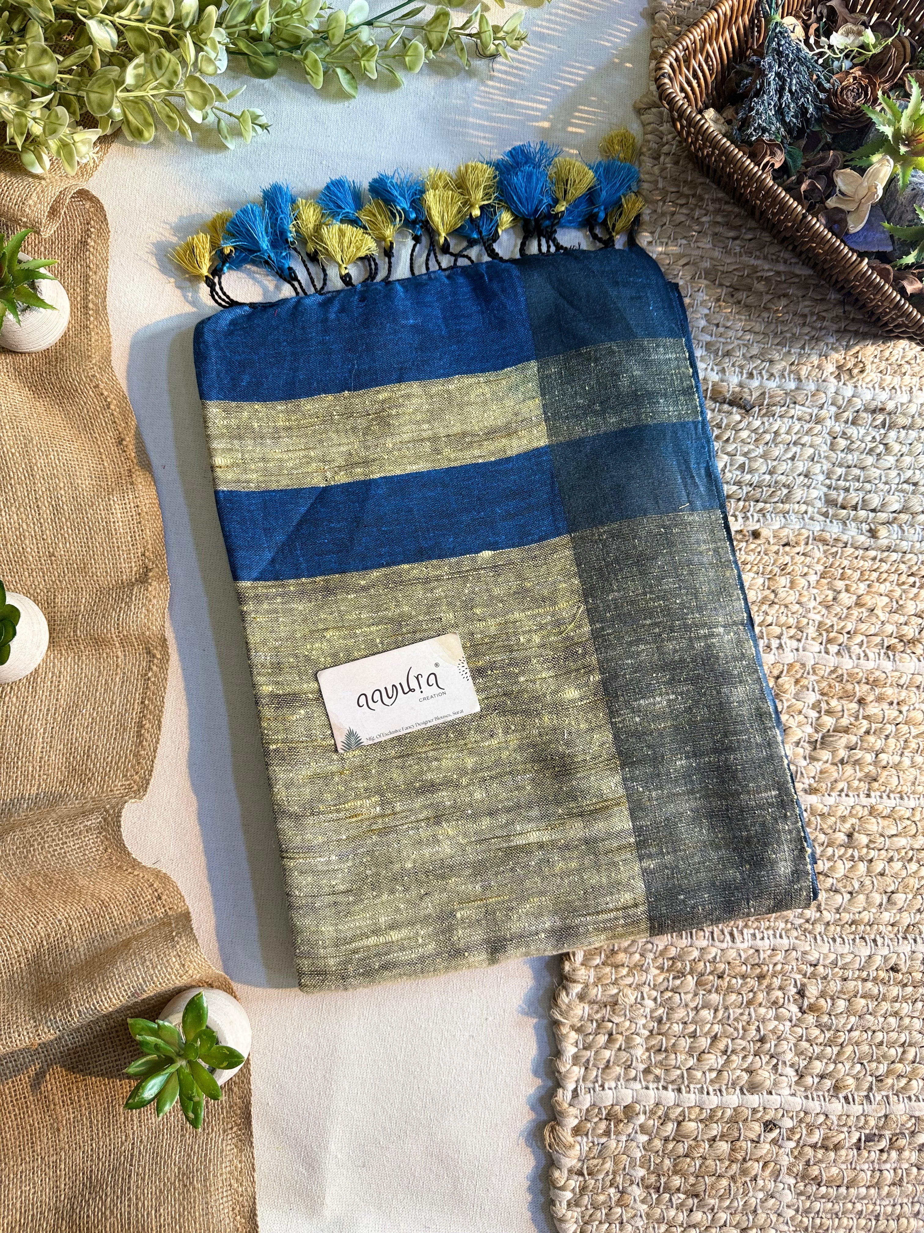 Aarohi Linen Elegance Saree