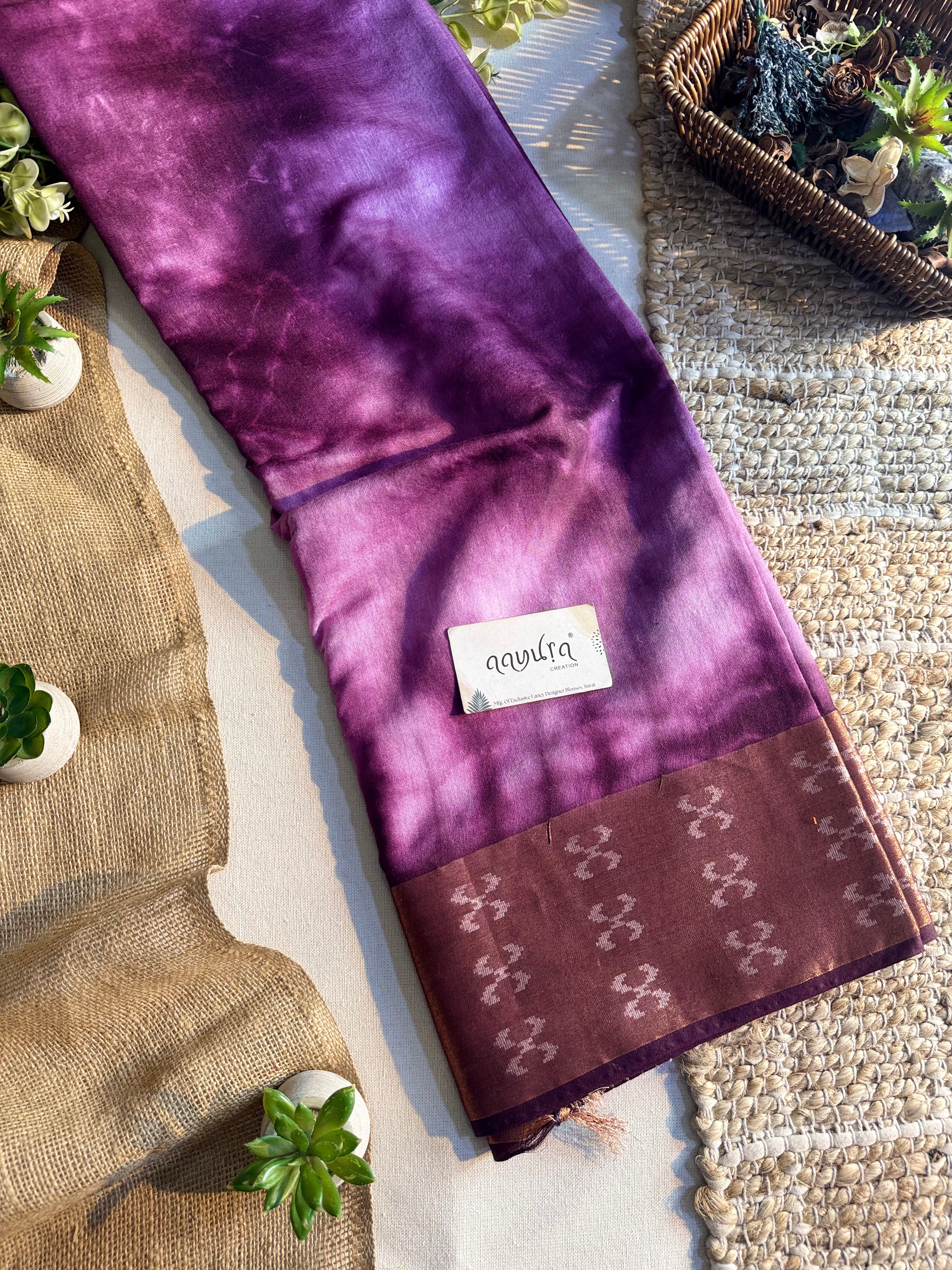 Sibori Royale Semi Silk Saree