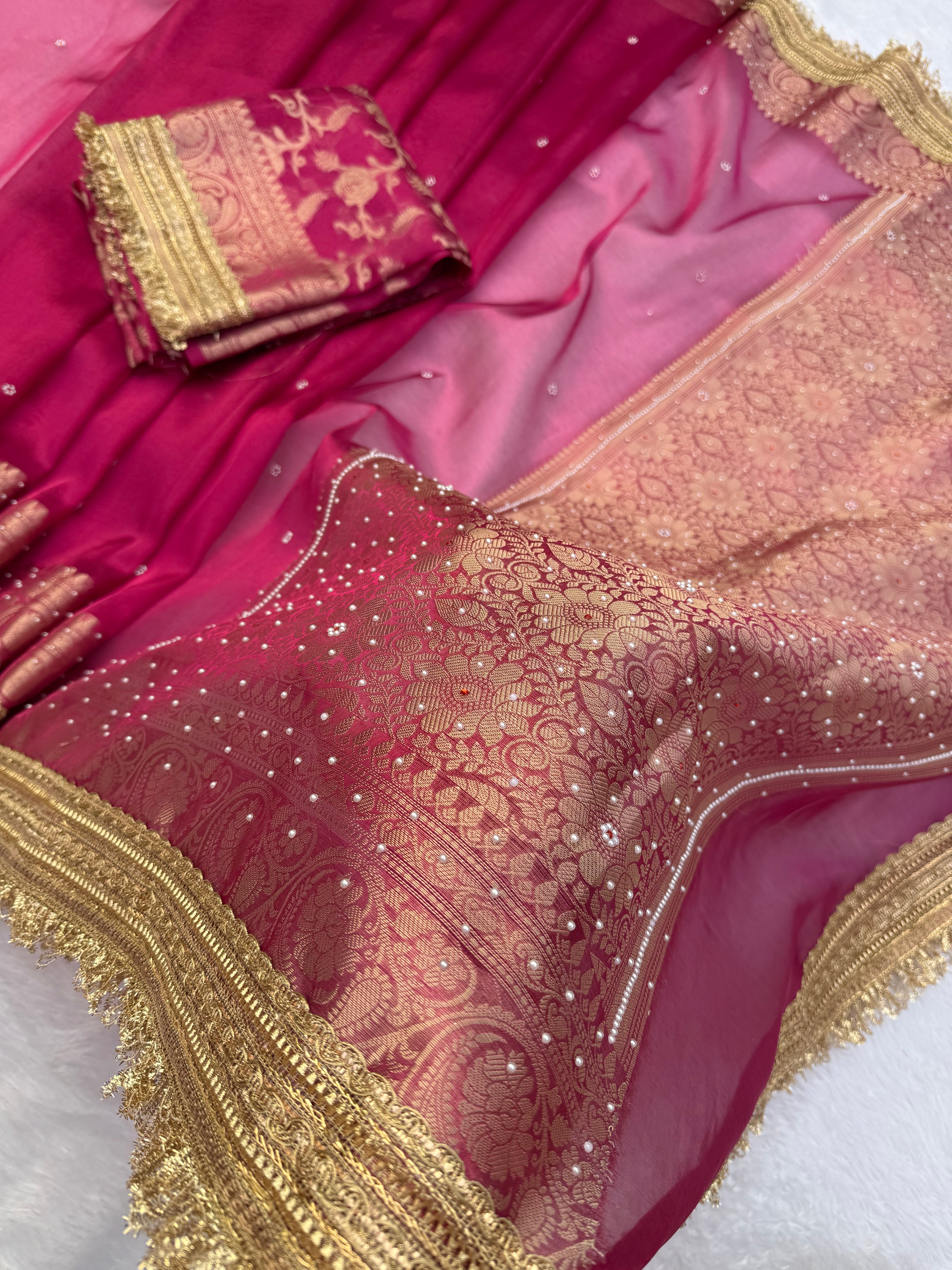 Maharani Tissue Saree