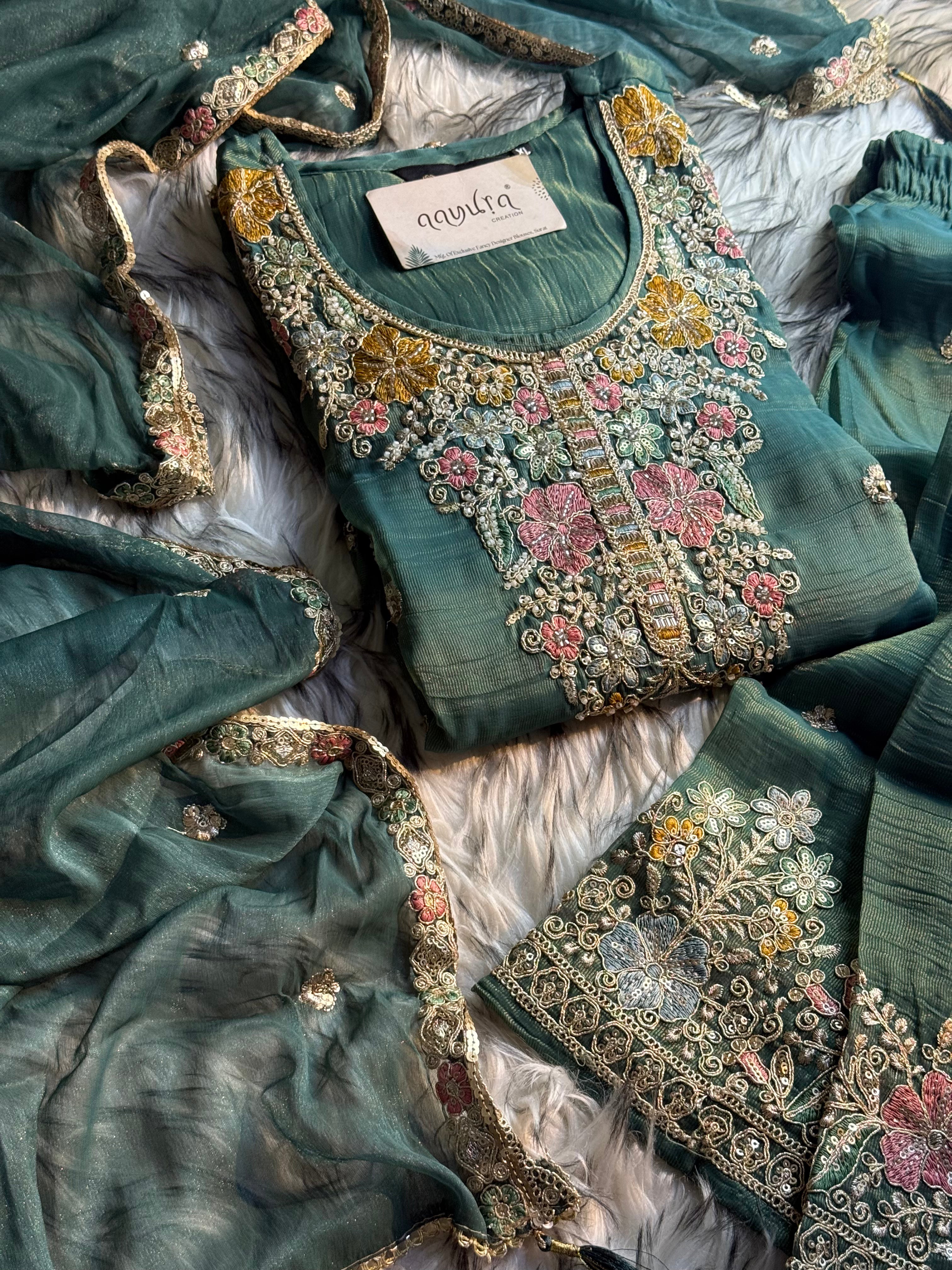 Heer Designer Palazzo Sharara Set