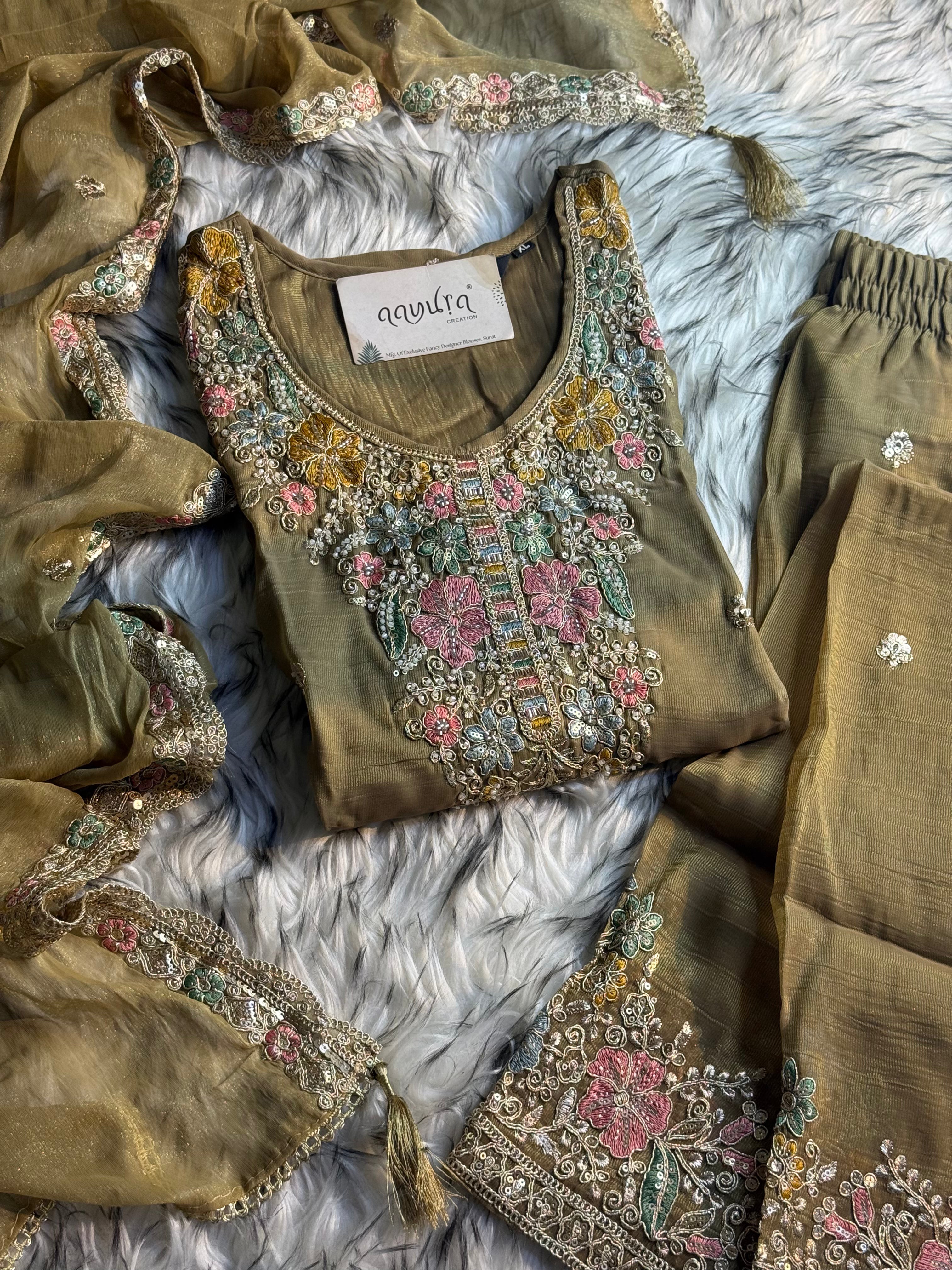 Heer Designer Palazzo Sharara Set