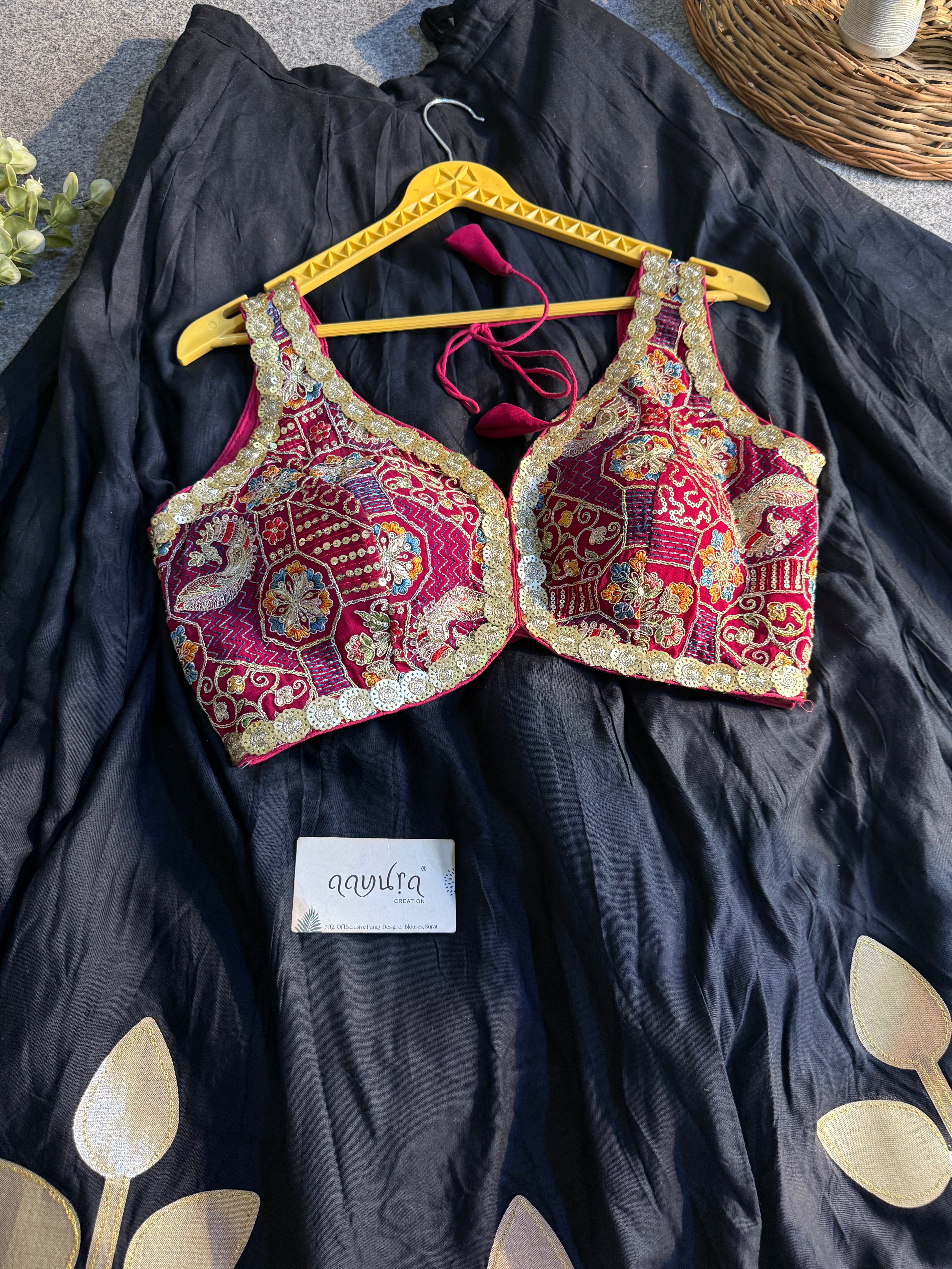 Rajwadi Gamthi Lehenga Set