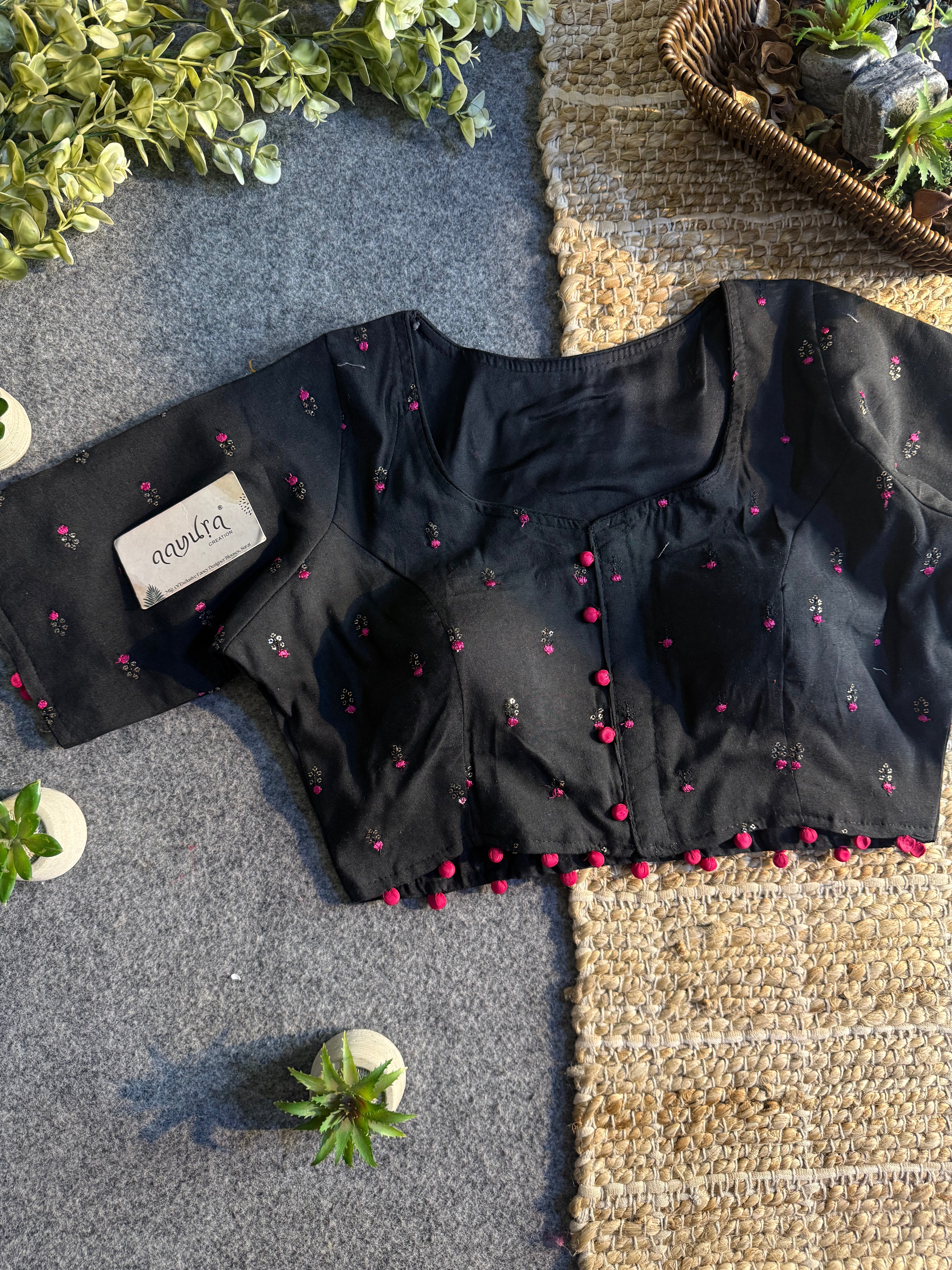 Royale Krishna Patchwork Blouse