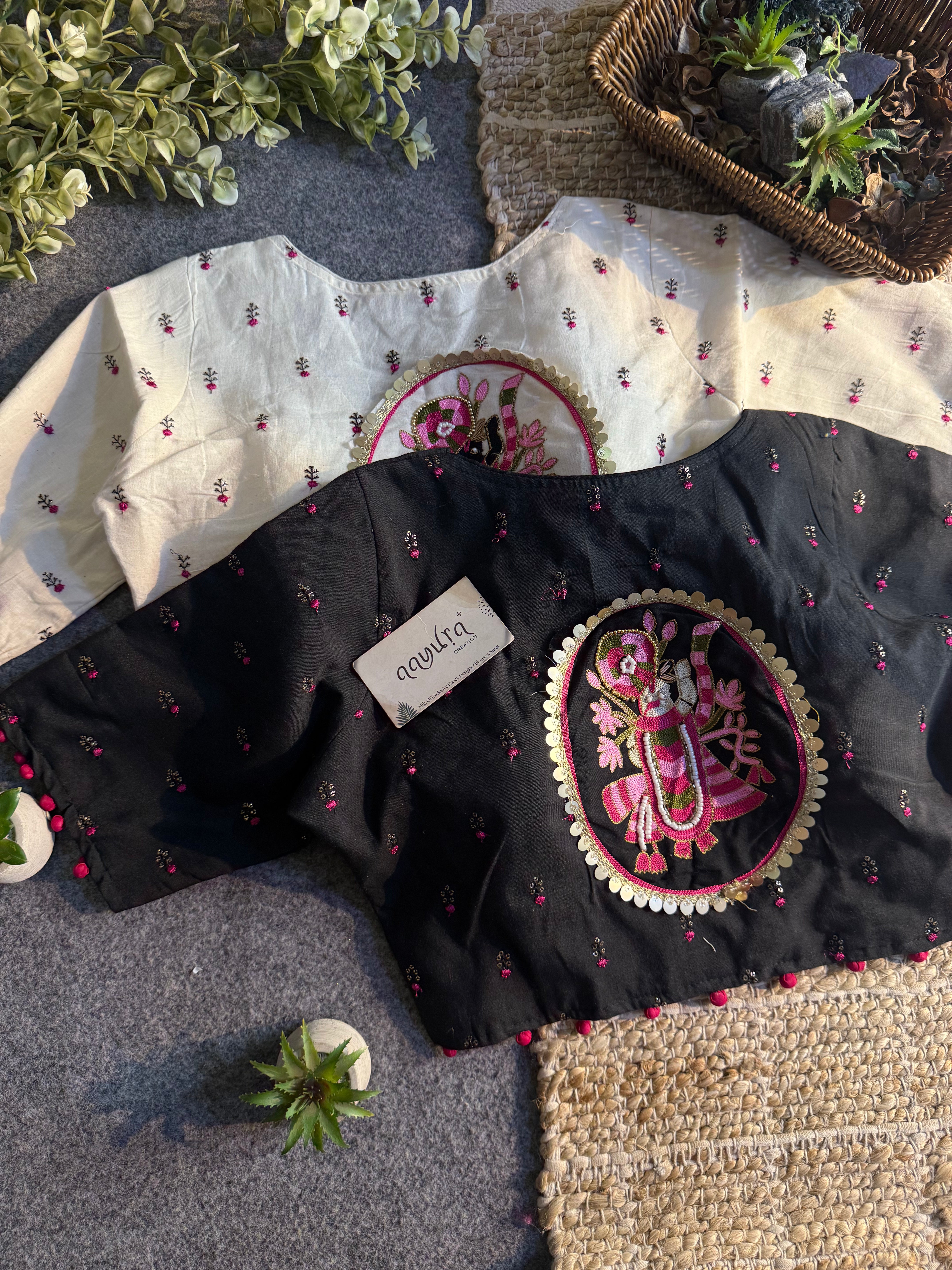 Royale Krishna Patchwork Blouse