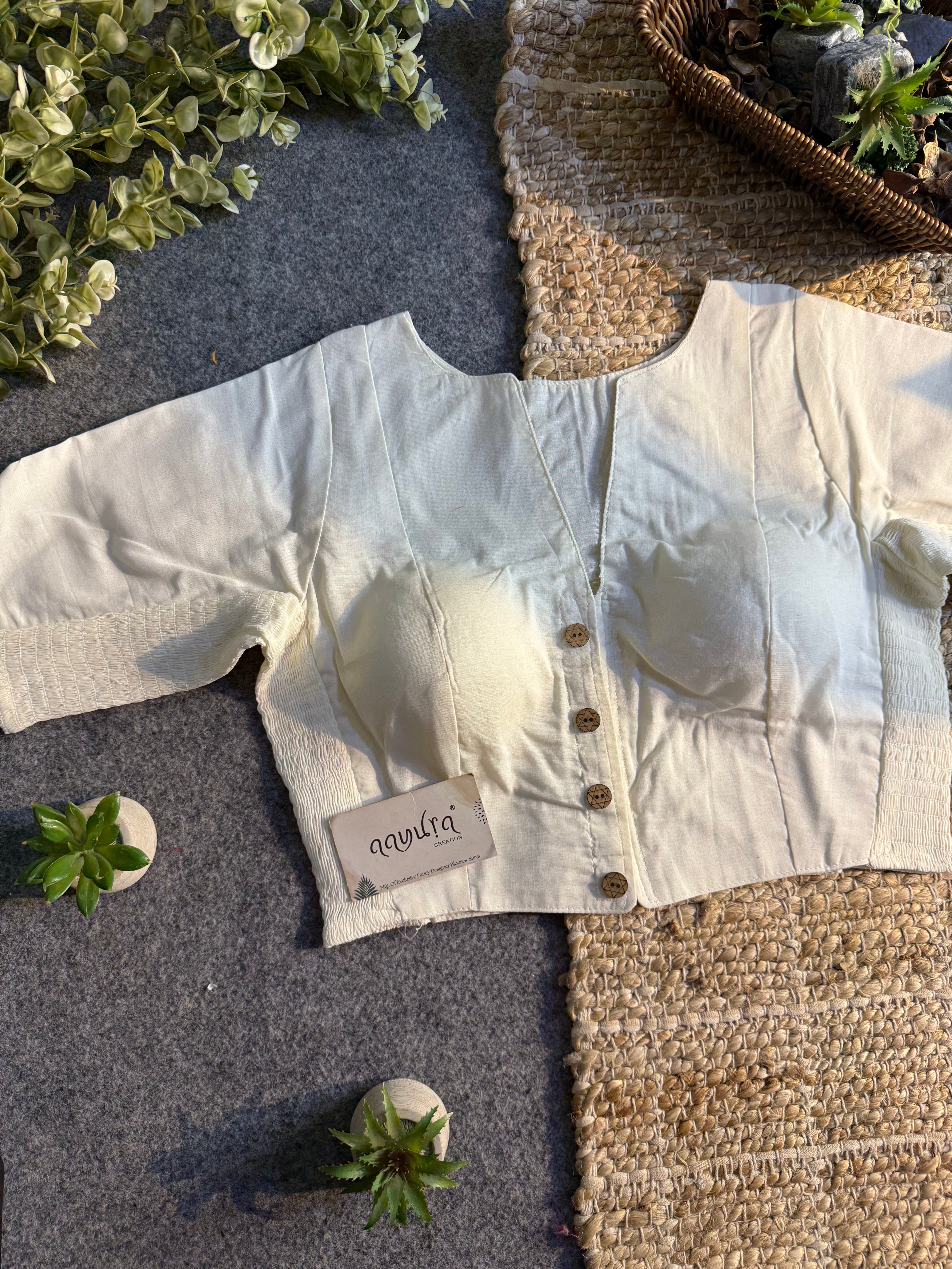 Comfort Fit Cotton Blouse 2