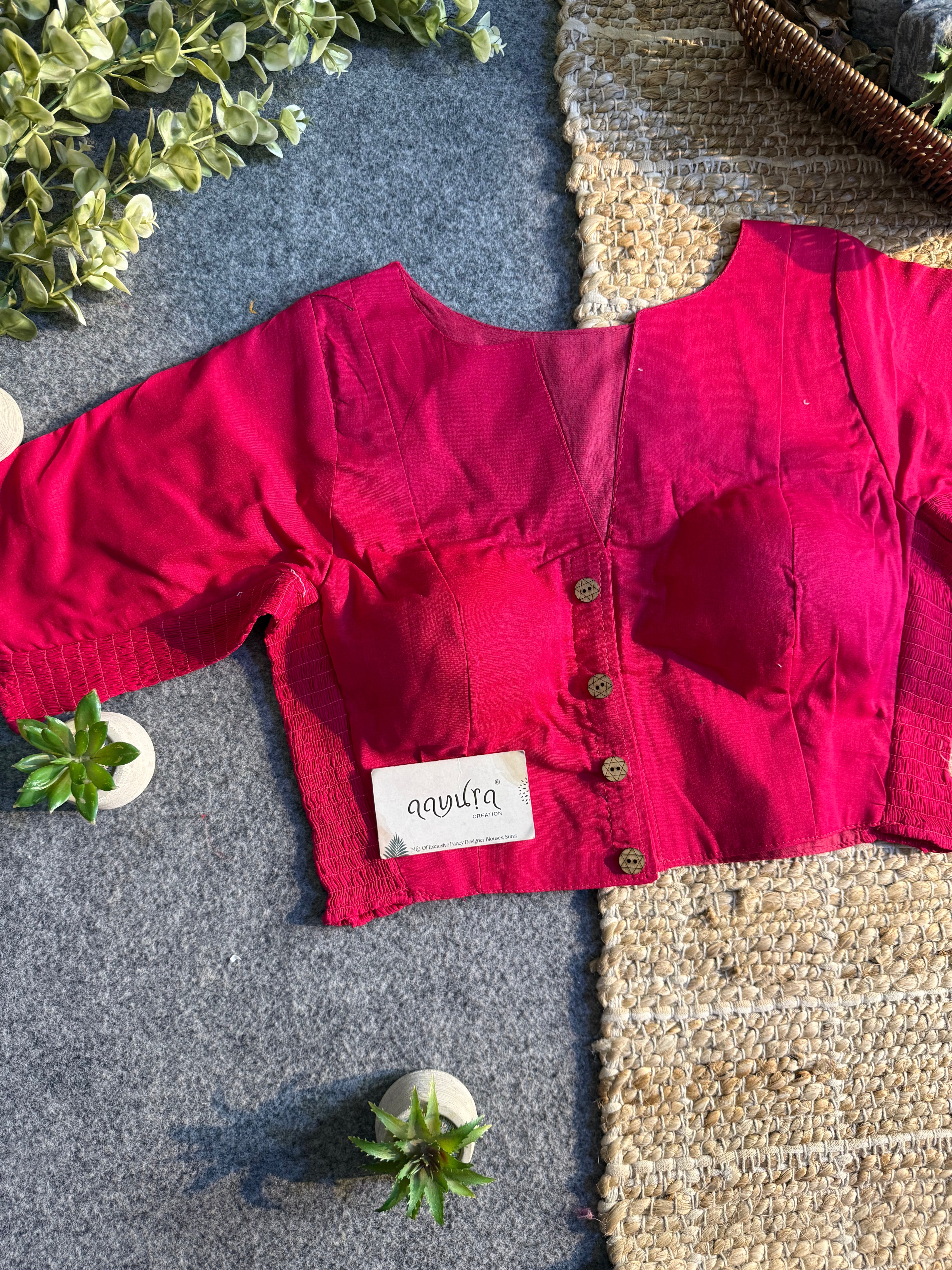 Comfort Fit Cotton Blouse 2