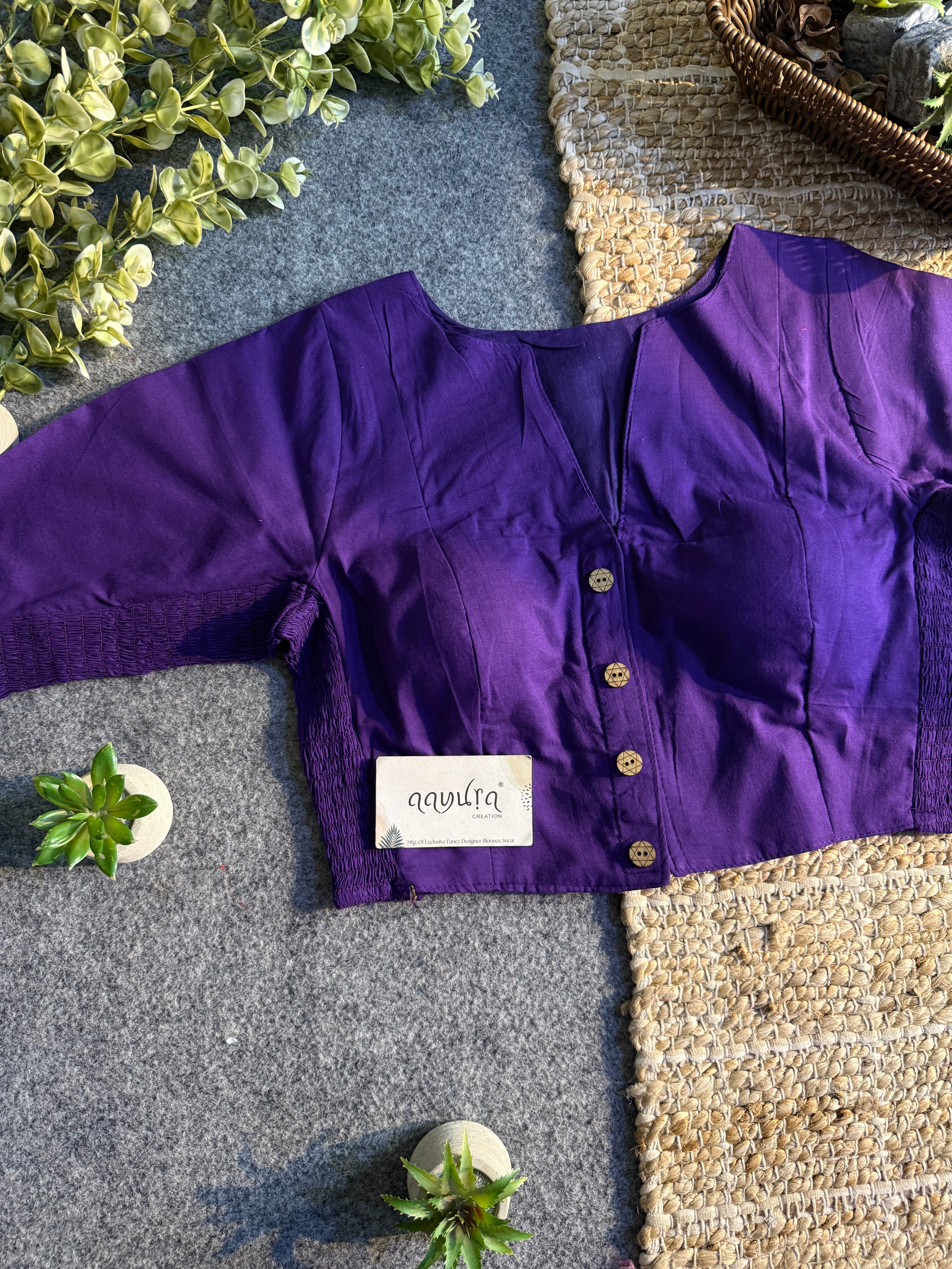 Comfort Fit Cotton Blouse 2