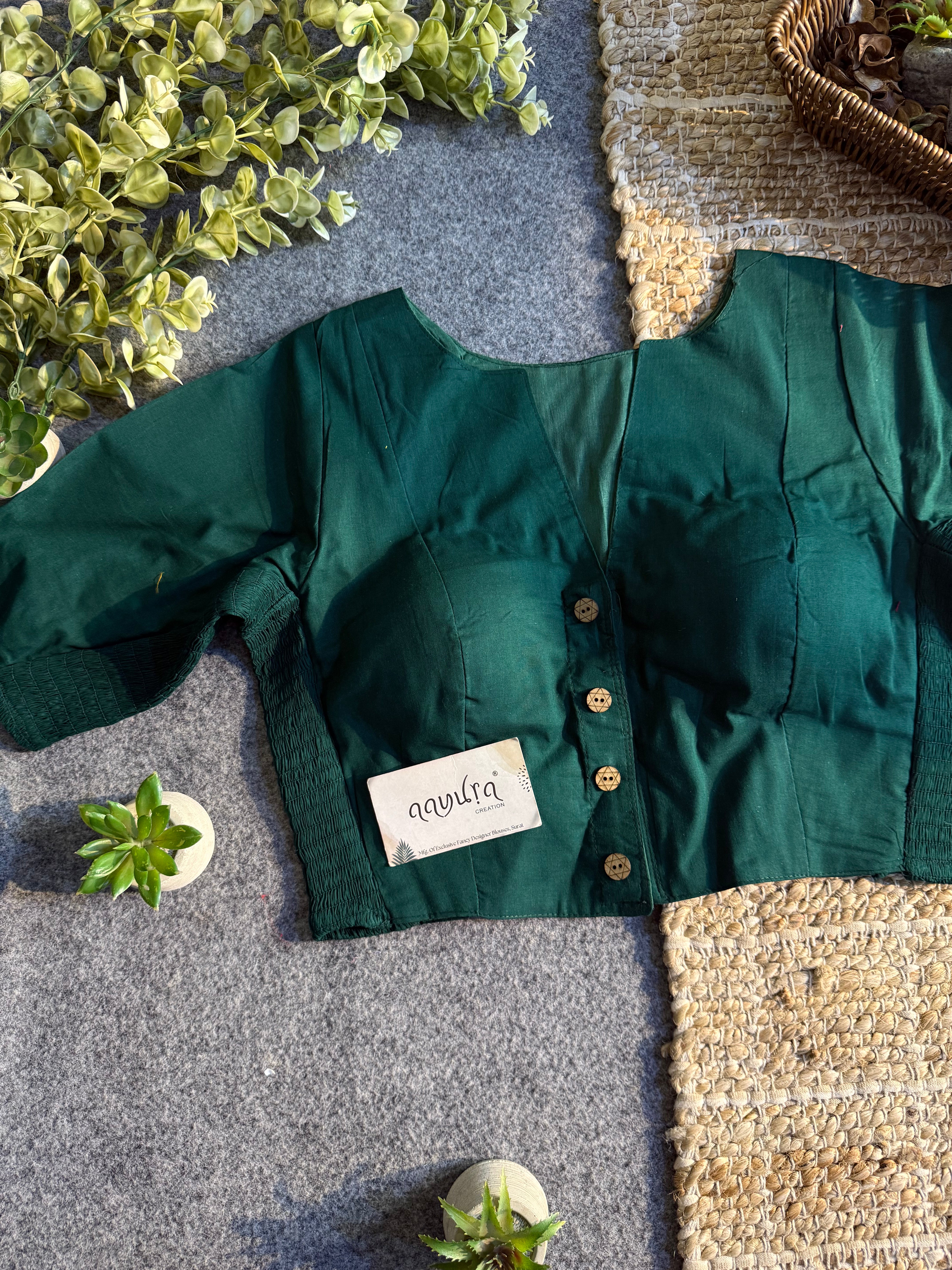 Comfort Fit Cotton Blouse 2